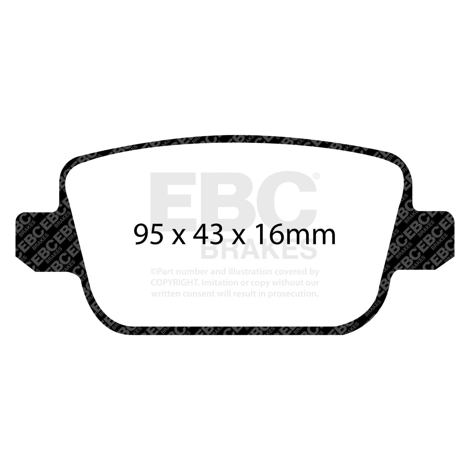 EBC Brakes - DP51933NDX - Disc Brake Pad image 5