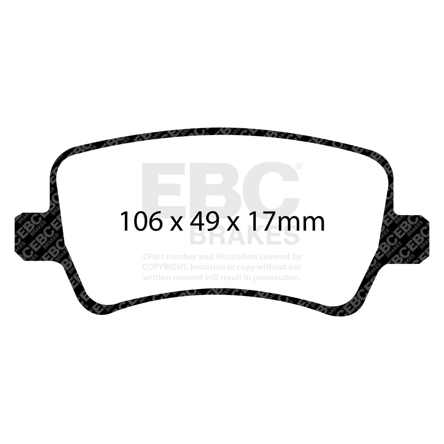 EBC Brakes - DP21934 - Disc Brake Pad image 2