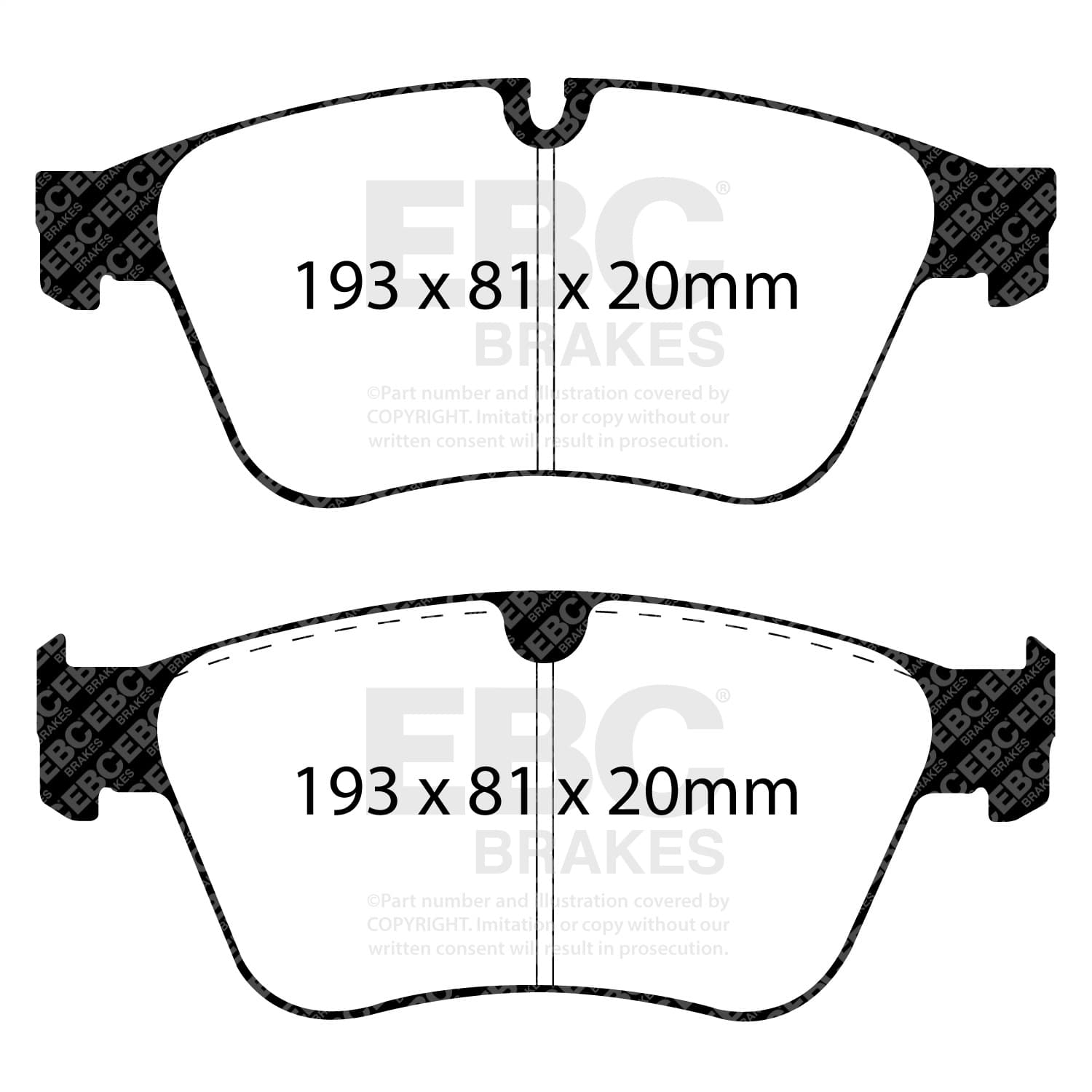 EBC Brakes - DP41937R - Disc Brake Pad image 2