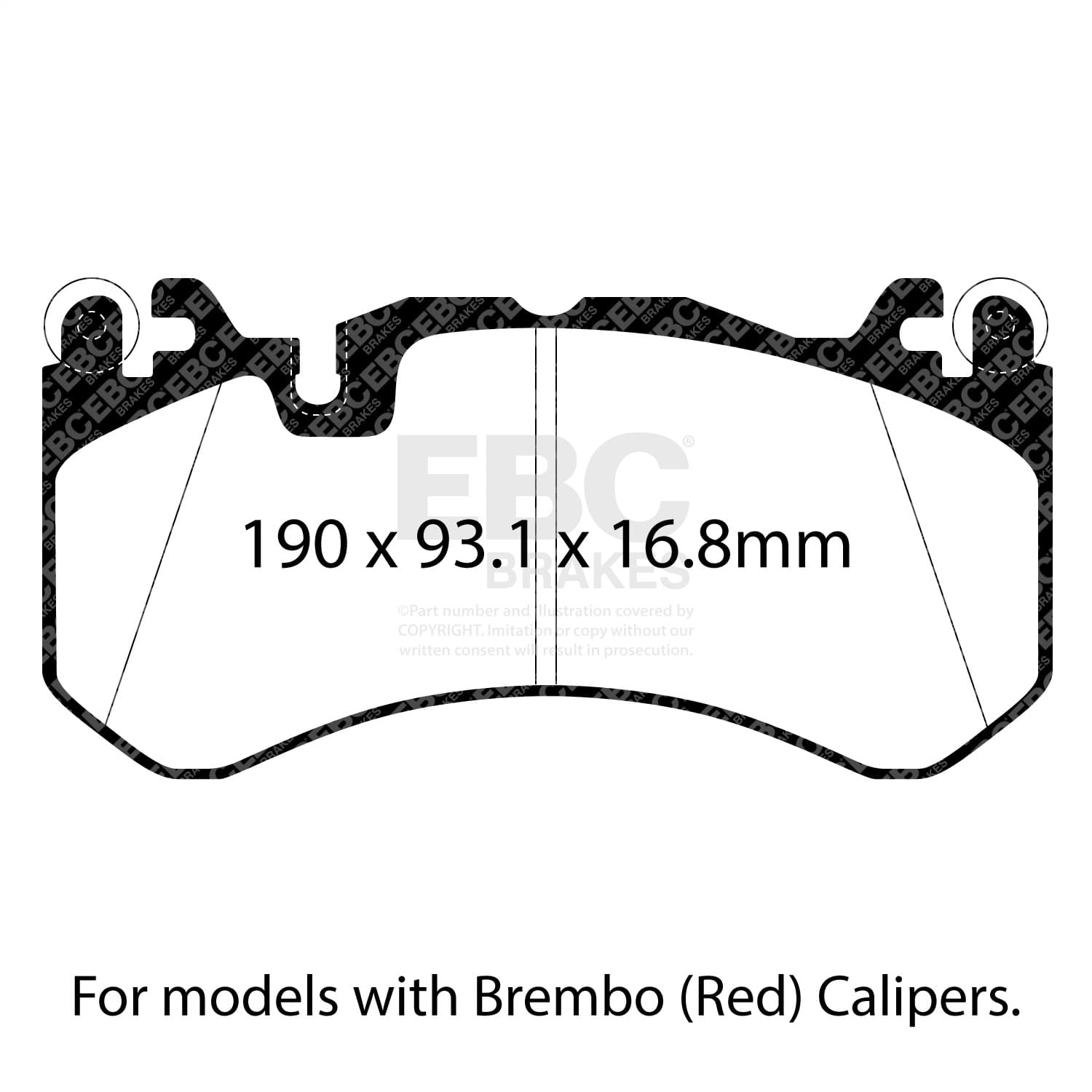 EBC Brakes - DP31939C - Disc Brake Pad image 2