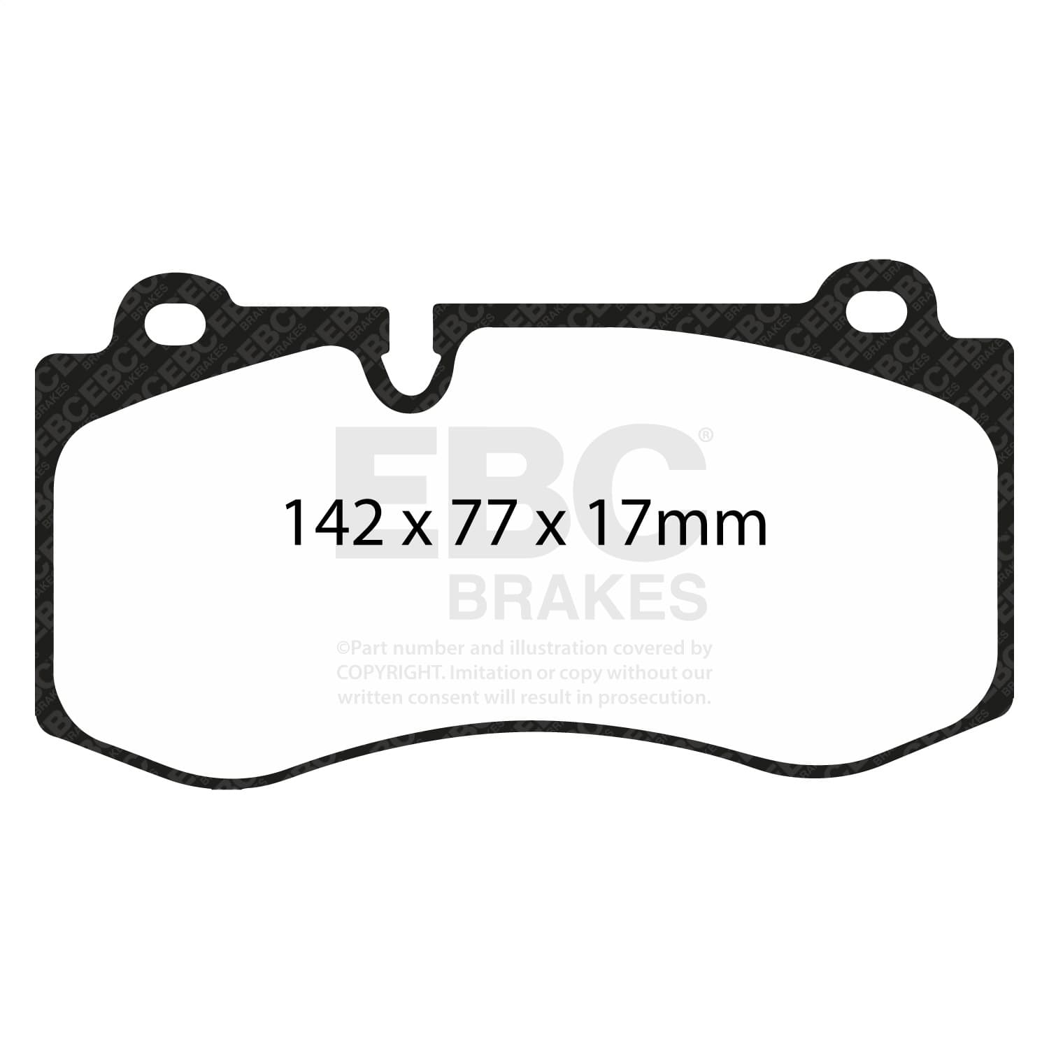 EBC Brakes - DP31943C - Disc Brake Pad image 3