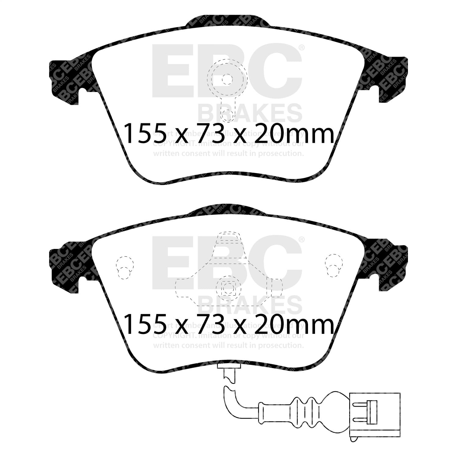 EBC Brakes - DP21946 - Disc Brake Pad image 3