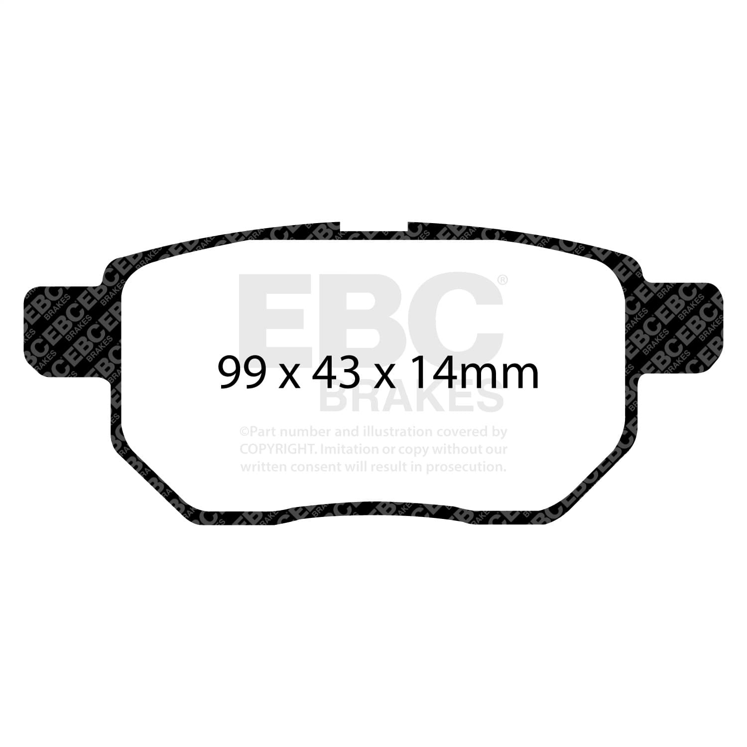EBC Brakes - DP21947 - Disc Brake Pad image 5