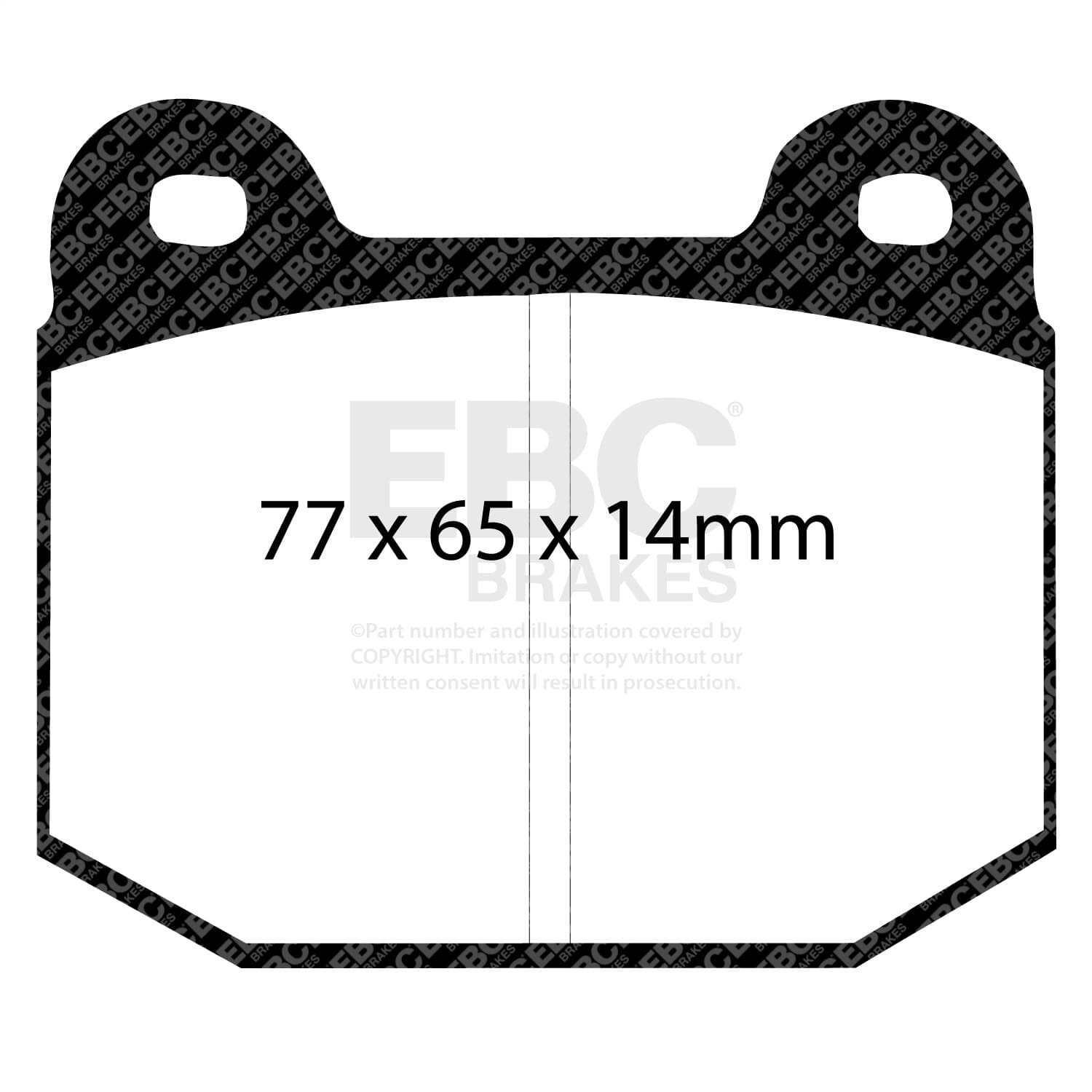 EBC Brakes - DP2197/2 - Disc Brake Pad image 2