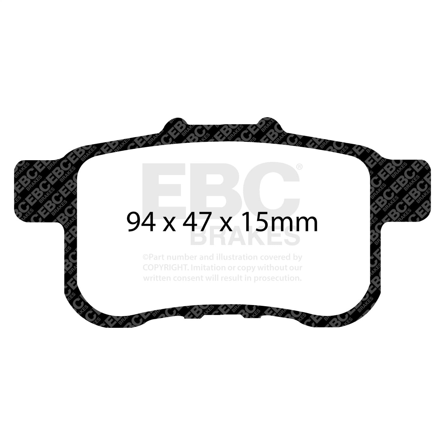 EBC Brakes - DP21987 - Disc Brake Pad image 2