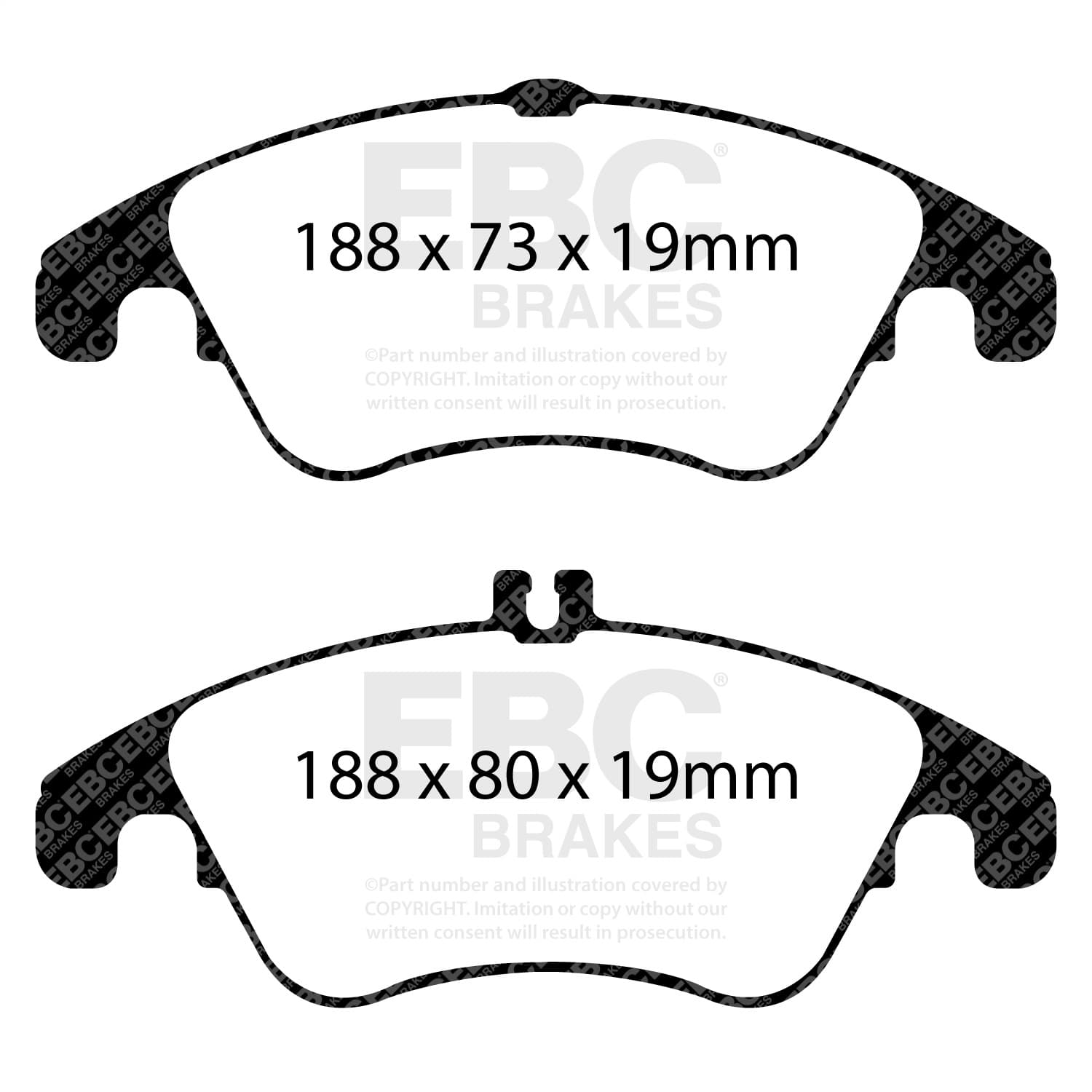 EBC Brakes - DP31991C - Disc Brake Pad image 4