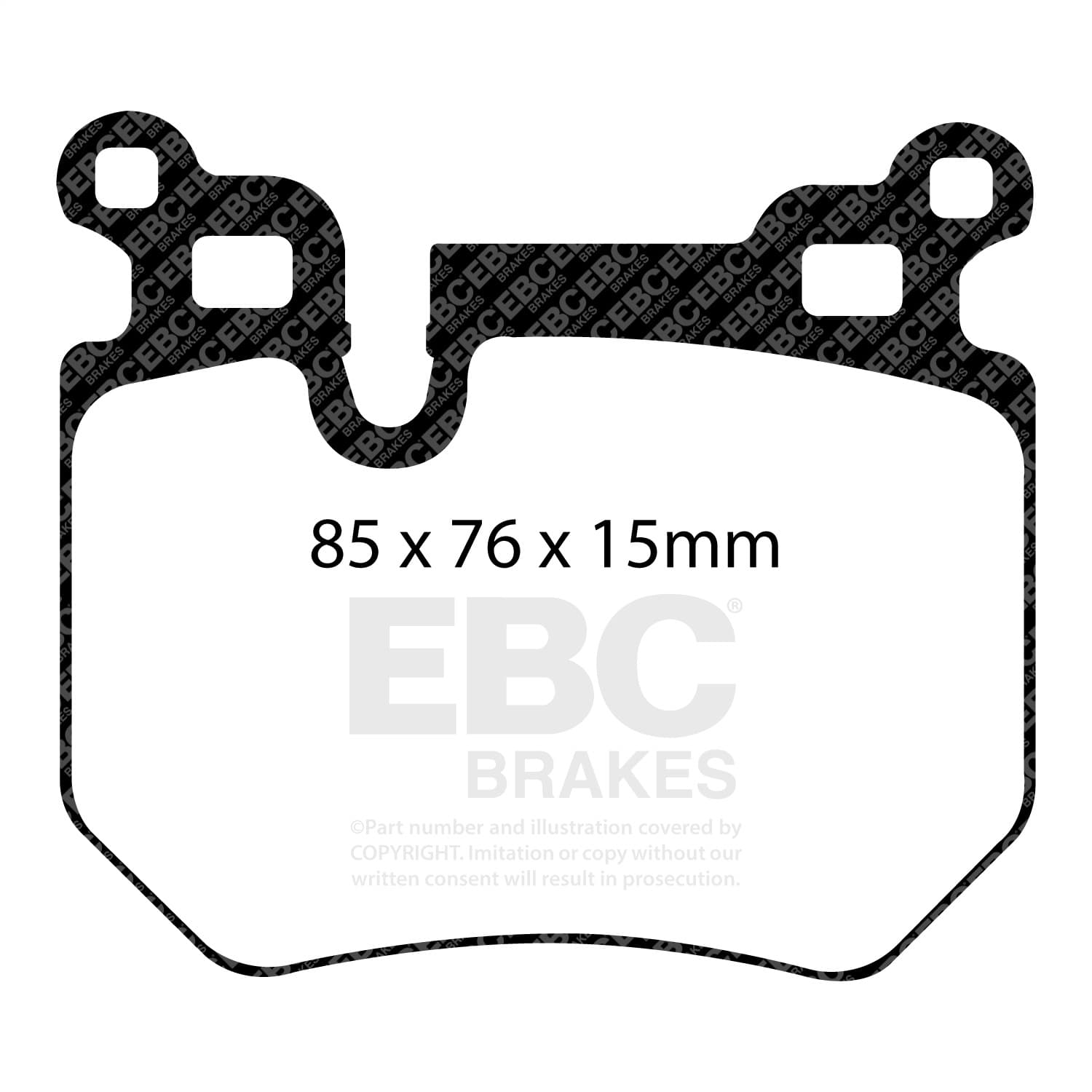 EBC Brakes - DP31996C - Disc Brake Pad image 3