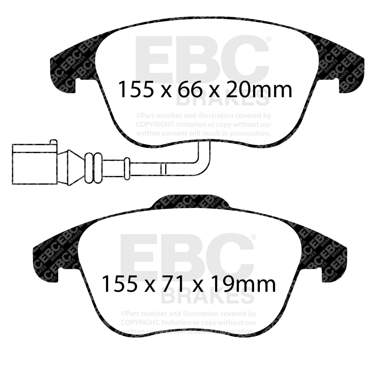 EBC Brakes - DP21997 - Disc Brake Pad image 2