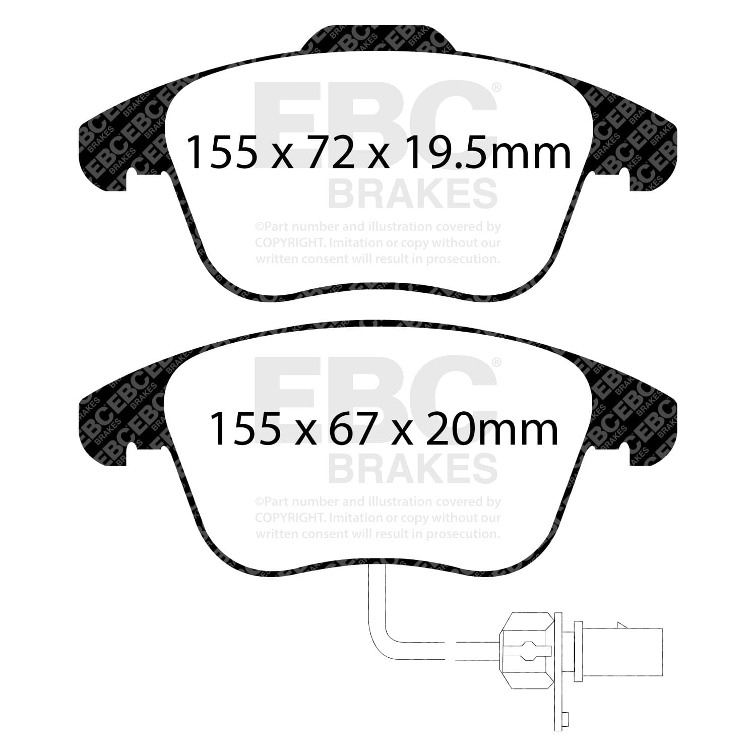EBC Brakes - DP21998 - Disc Brake Pad image 4