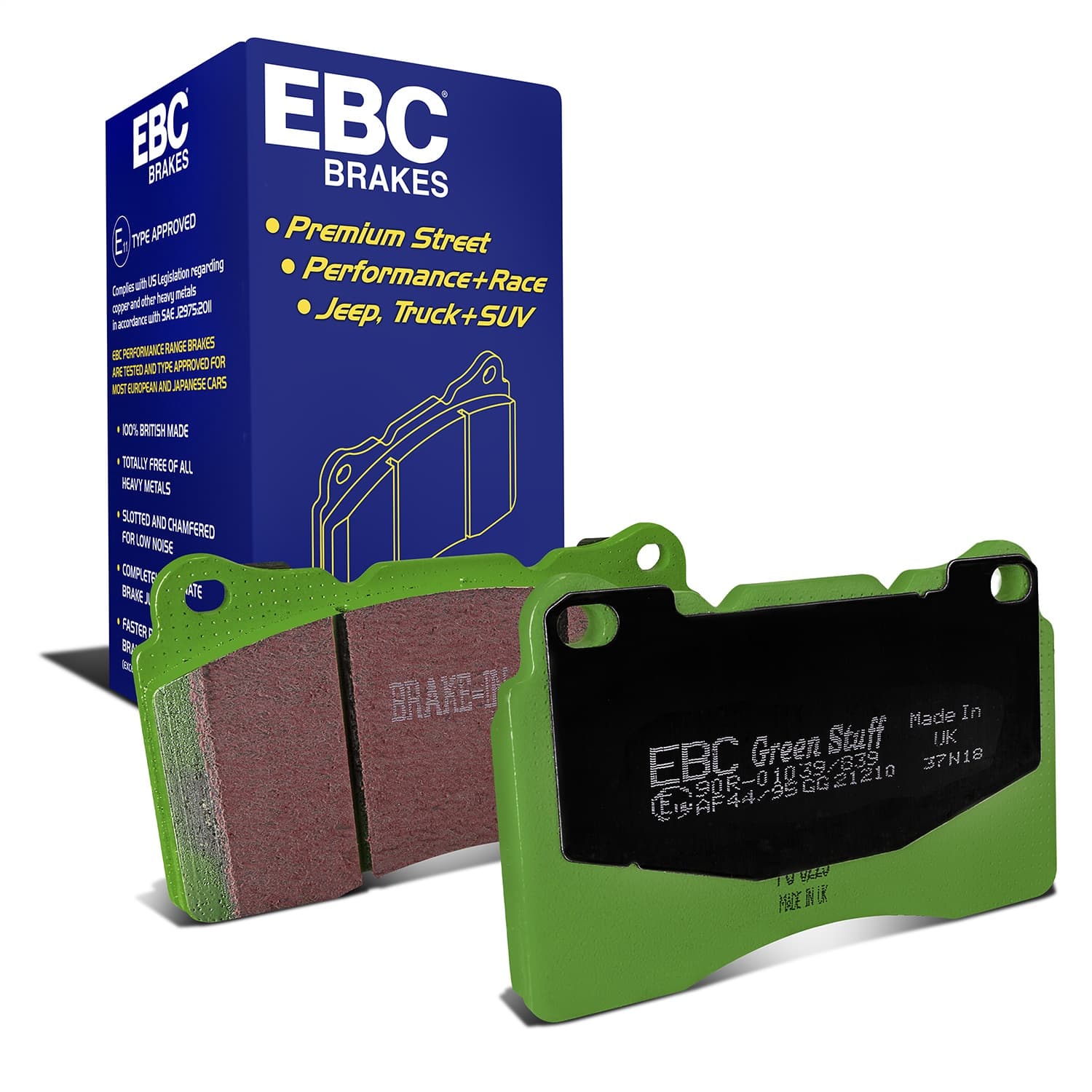 EBC Brakes - DP21210 - Disc Brake Pad image 1