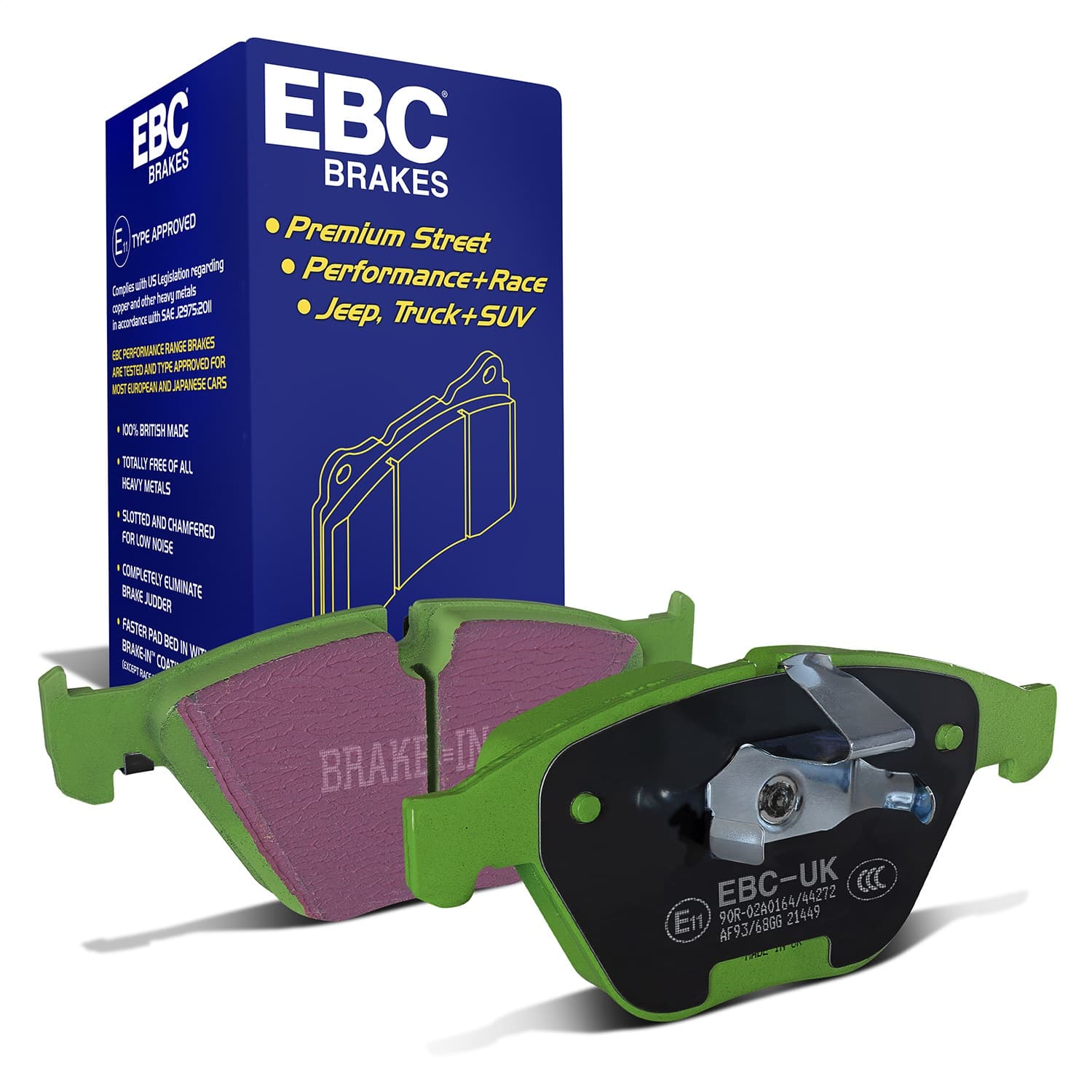 EBC Brakes - DP21449 - Disc Brake Pad image 1