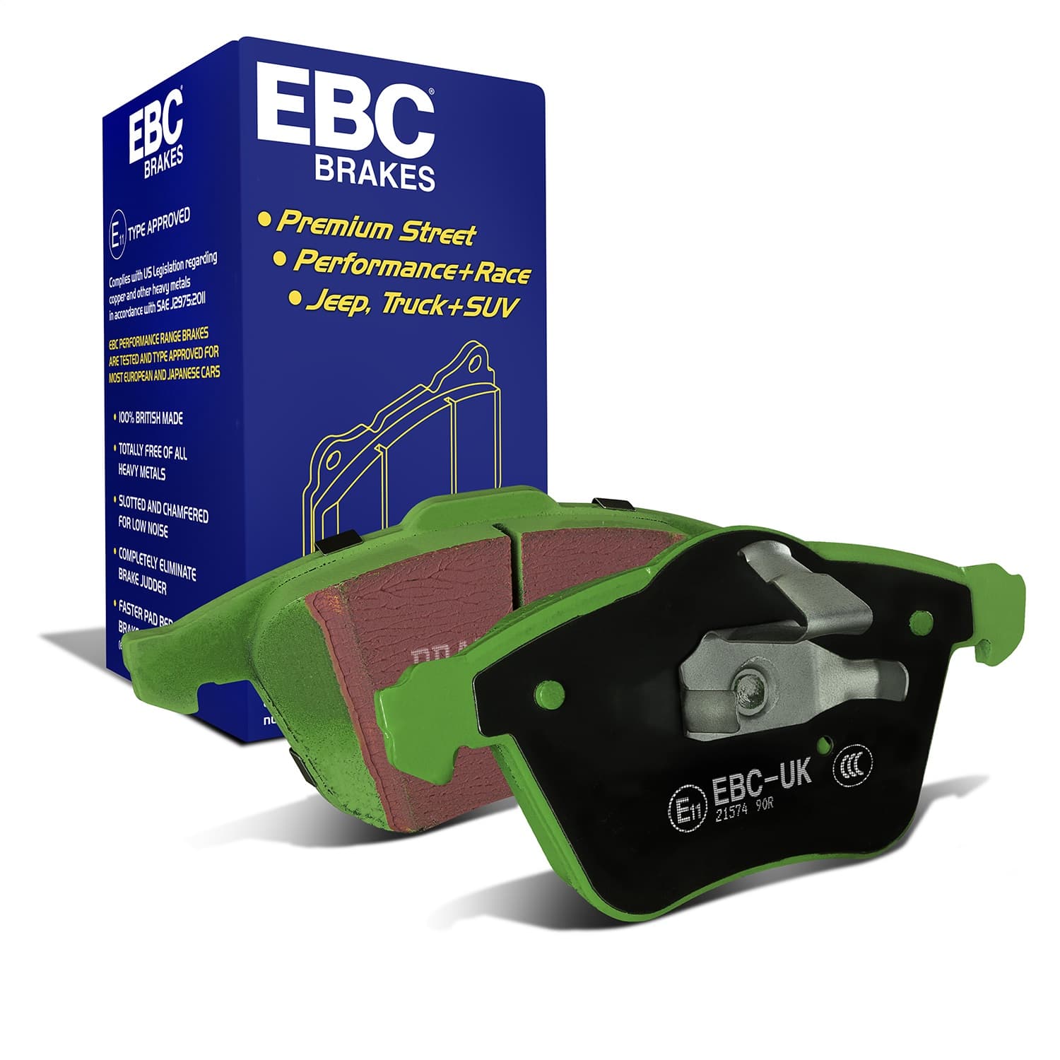 EBC Brakes - DP21574 - Disc Brake Pad image 1