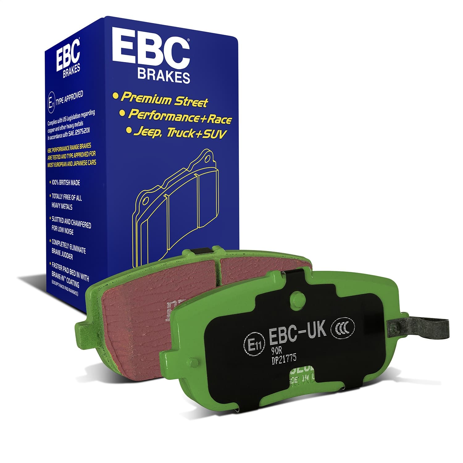 EBC Brakes - DP21775 - Disc Brake Pad image 1
