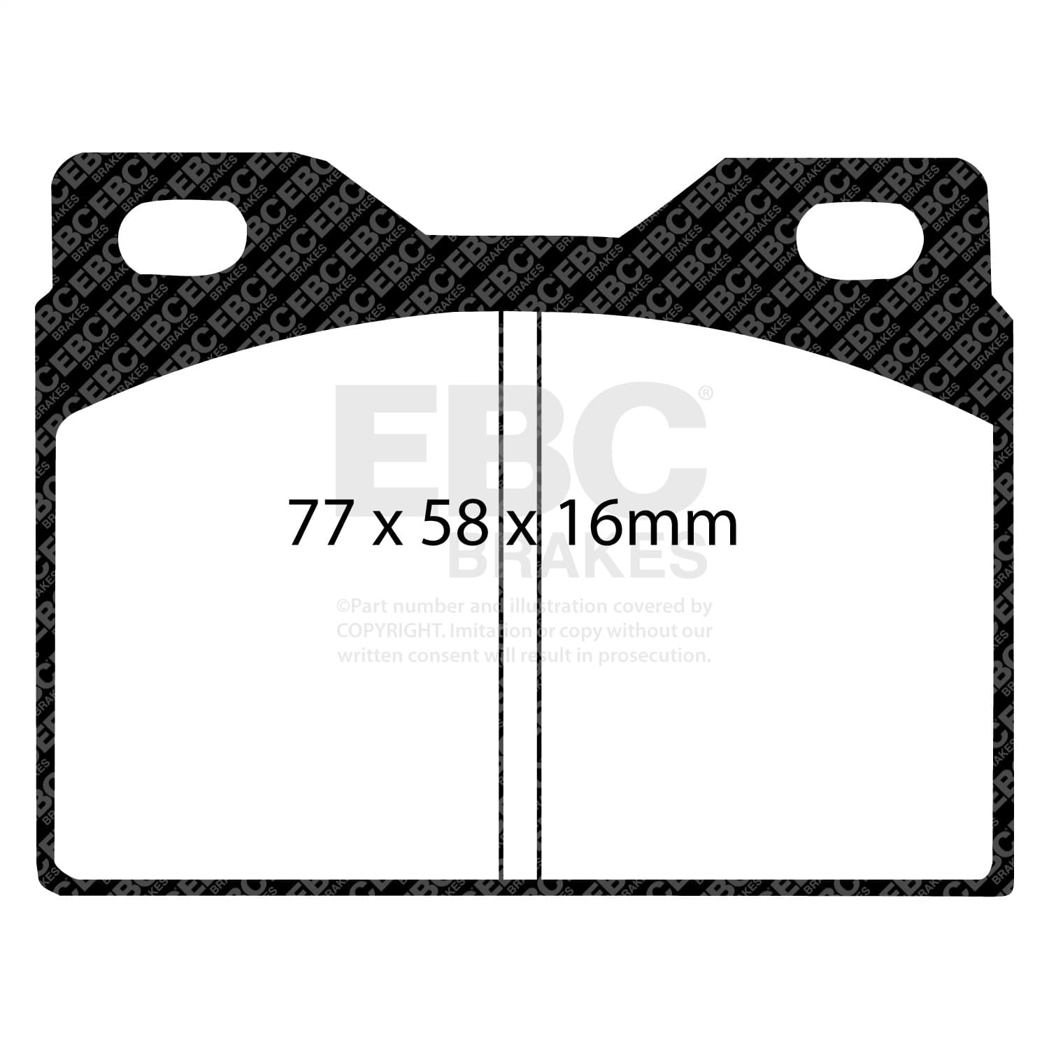 EBC Brakes - S13KF1073 - Front - Disc Brake Pad and Rotor Kit image 6