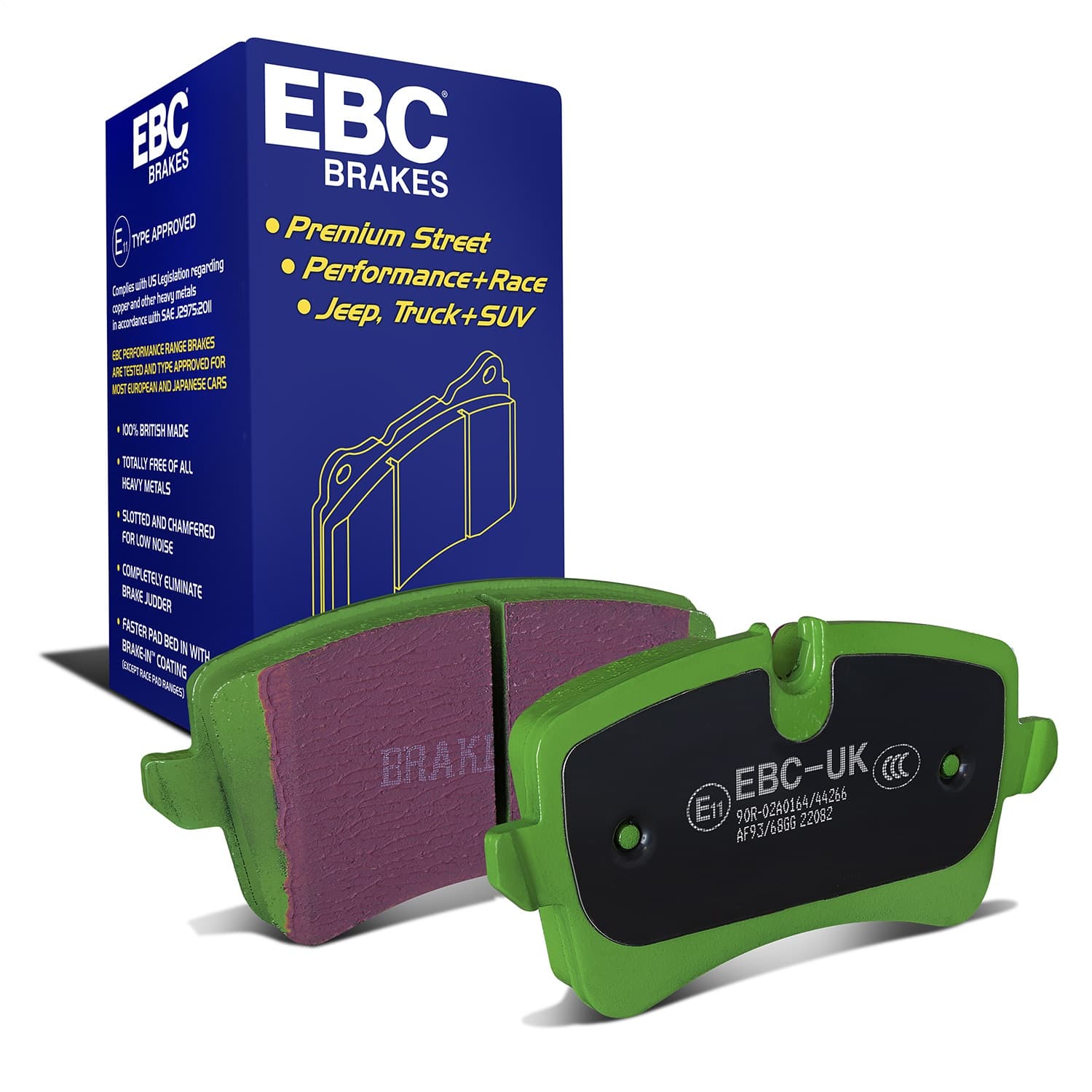 EBC Brakes - DP22082 - Disc Brake Pad image 1