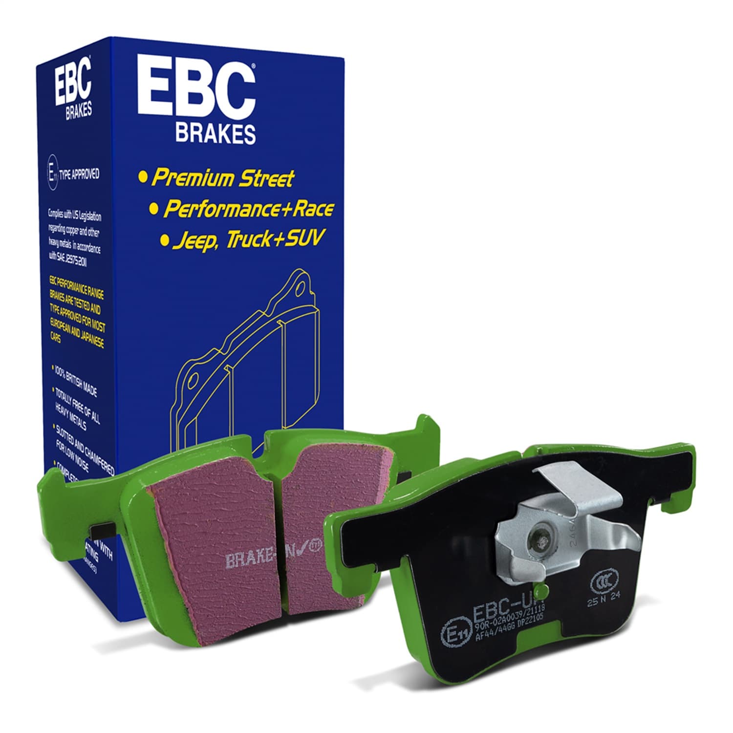 EBC Brakes - DP22105 - Disc Brake Pad image 1