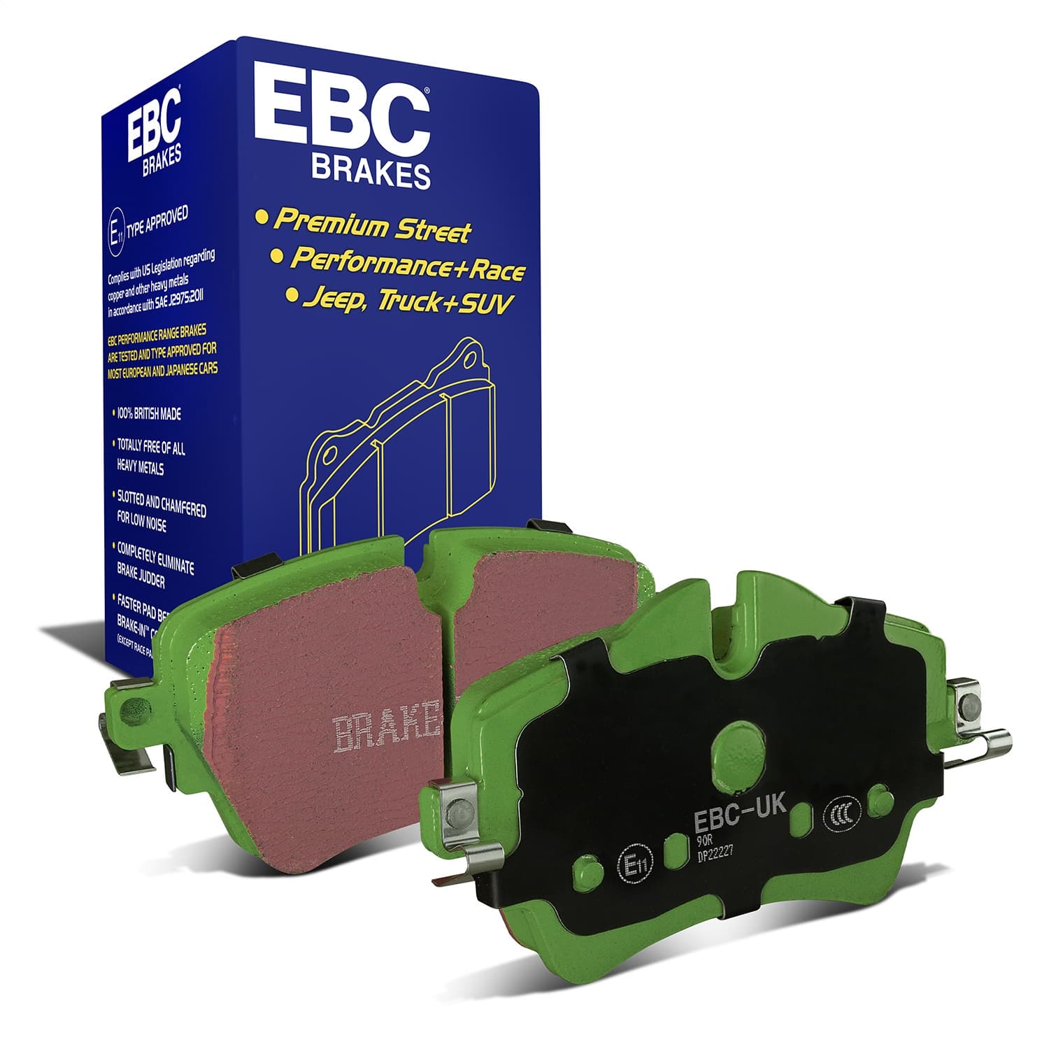 EBC Brakes - DP22227 - Disc Brake Pad image 1