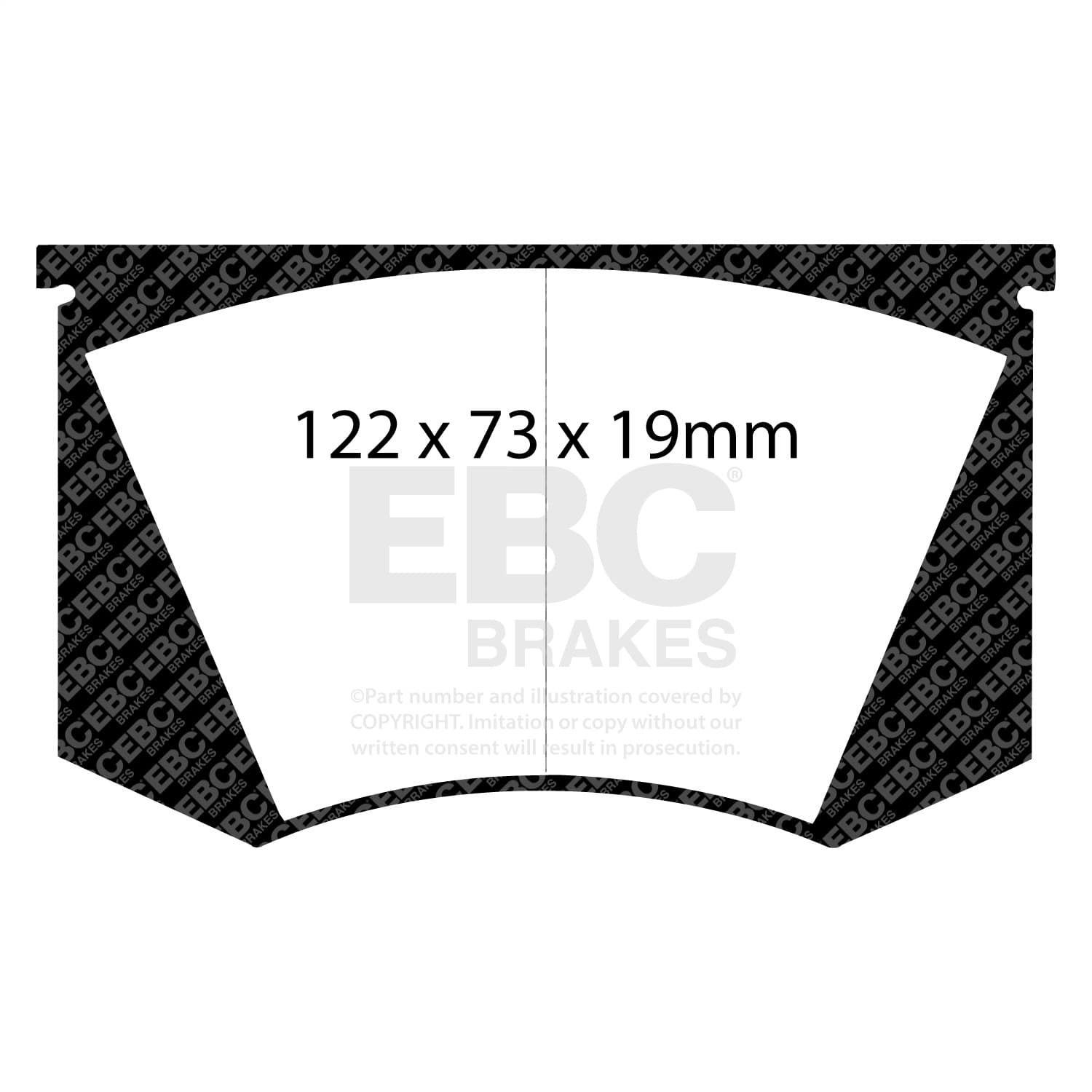 EBC Brakes - DP3223C - Disc Brake Pad image 3