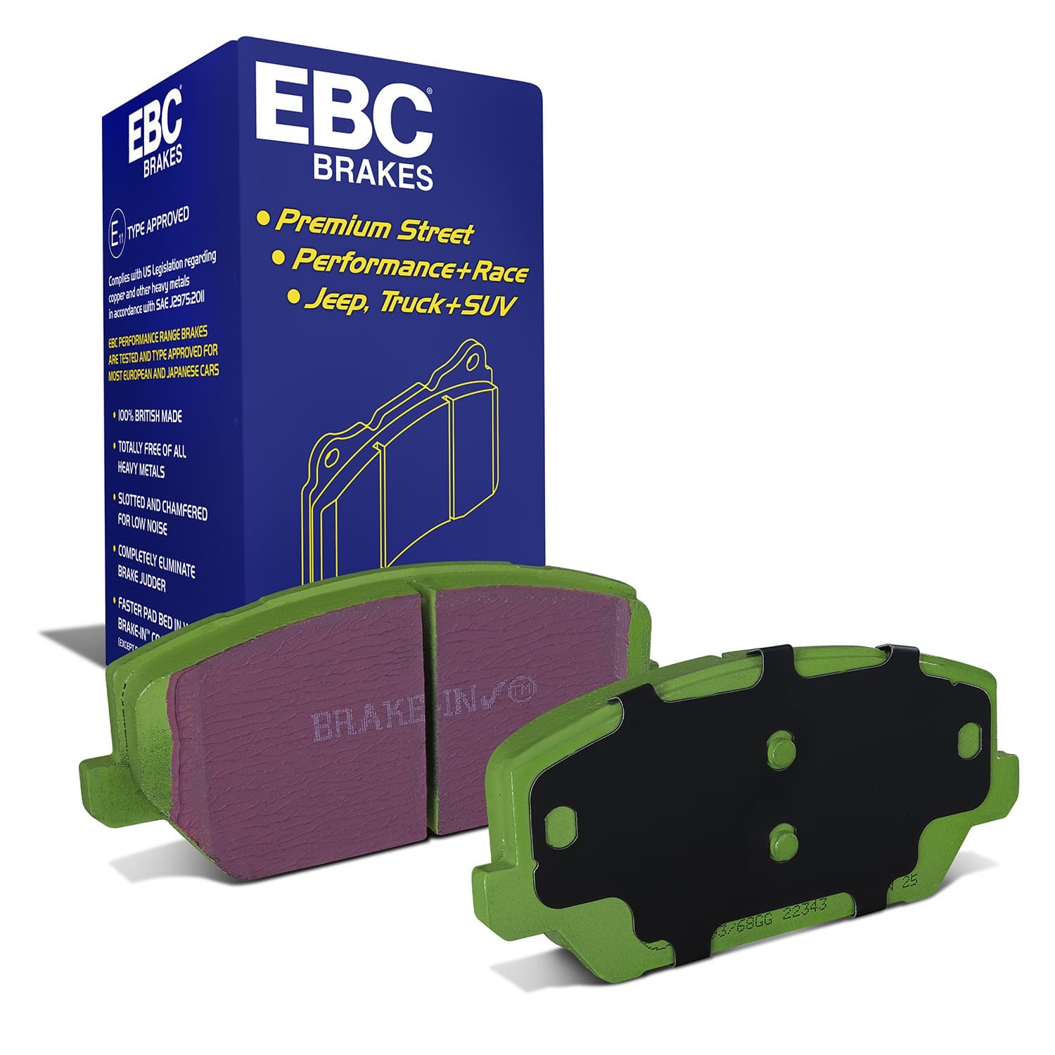 EBC Brakes - DP22343 - Disc Brake Pad image 1