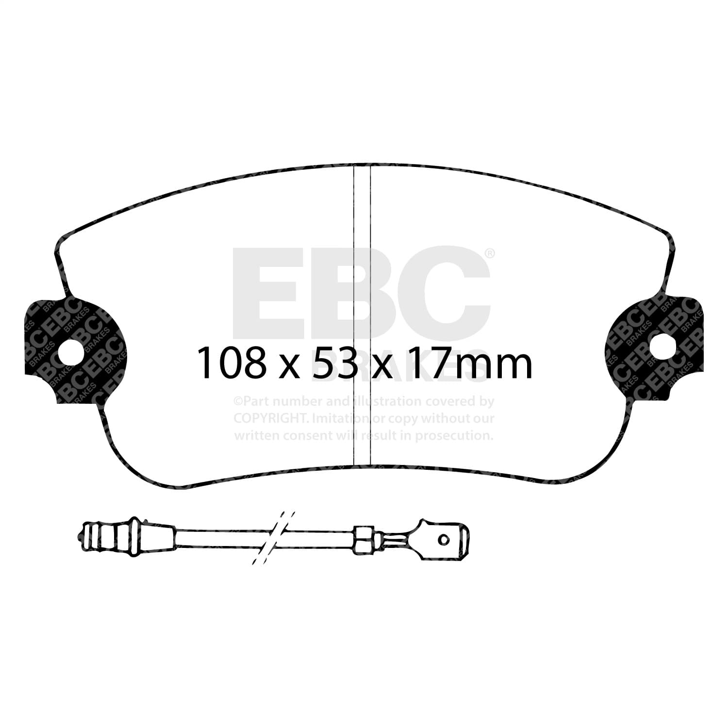 EBC Brakes - DP2230 - Disc Brake Pad image 5