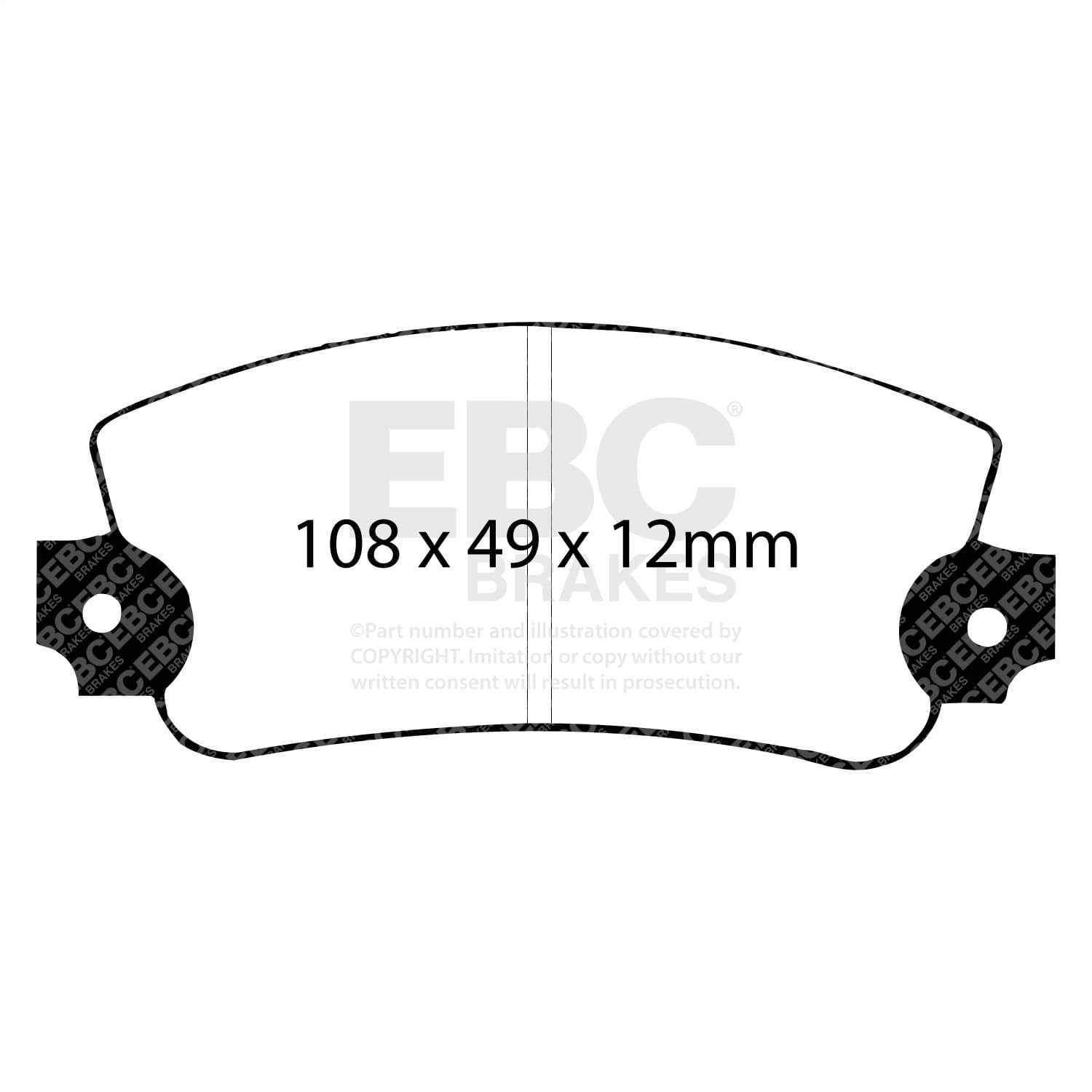 EBC Brakes - DP2231 - Disc Brake Pad image 3