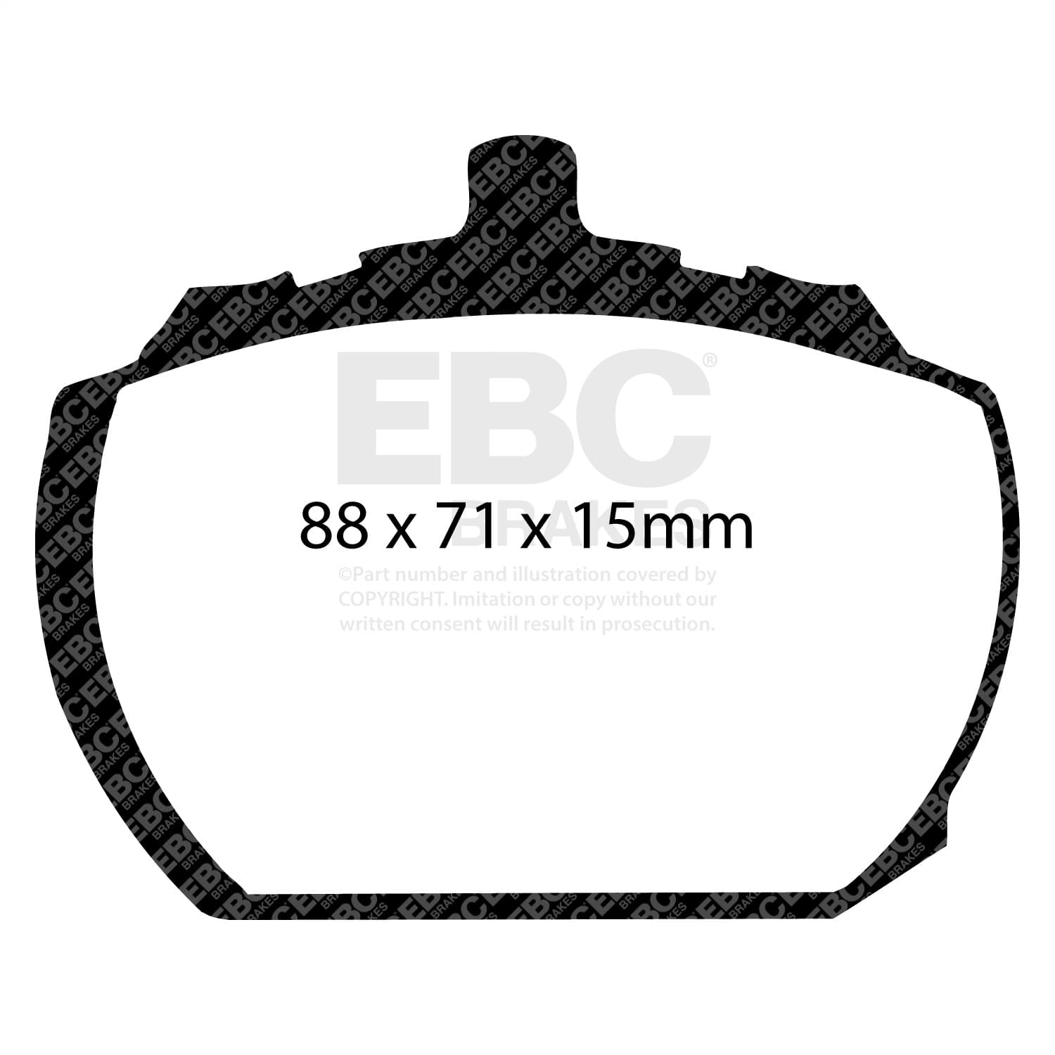 EBC Brakes - DP3240C - Disc Brake Pad image 4