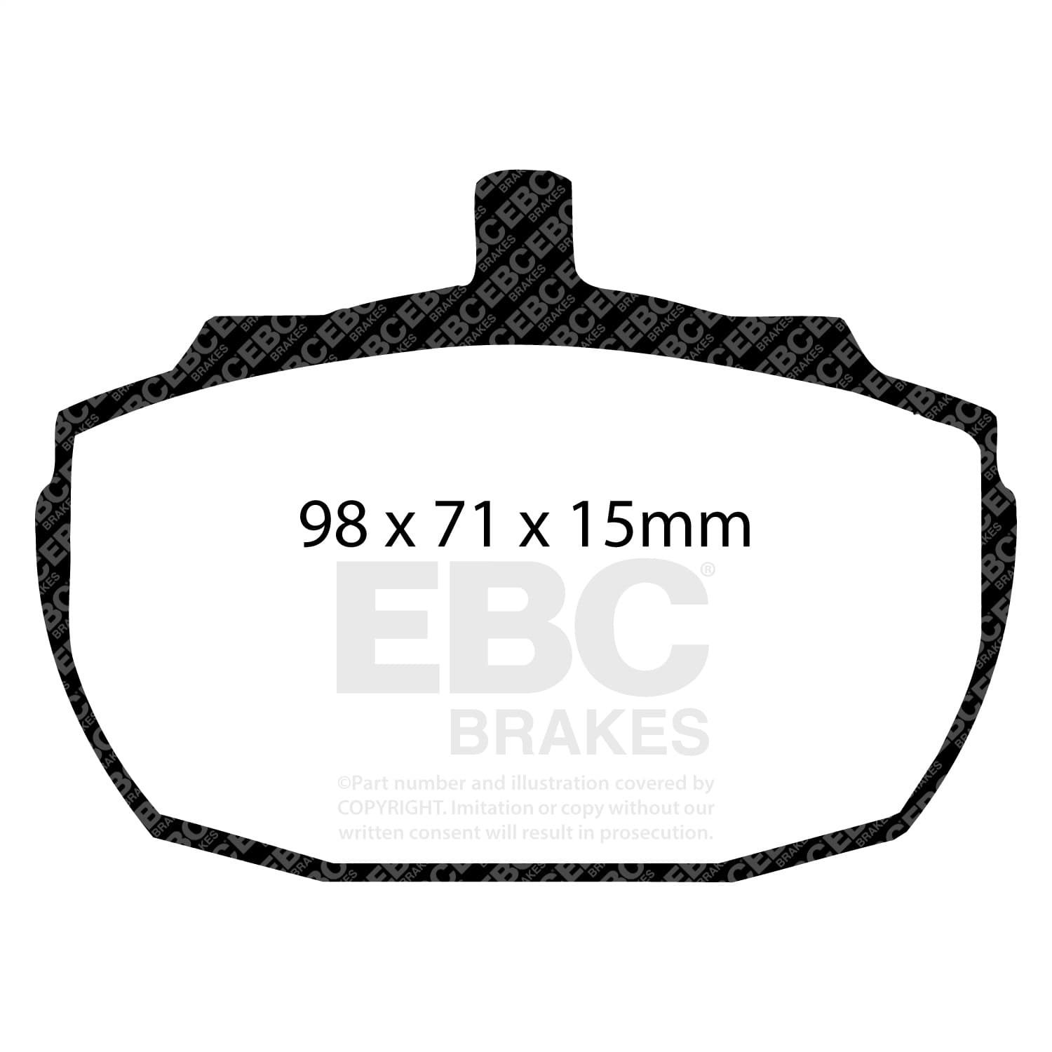 EBC Brakes - DP2243 - Disc Brake Pad image 3