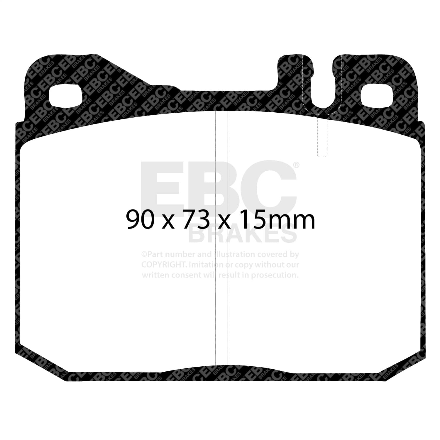 EBC Brakes - DP2261 - Disc Brake Pad image 5