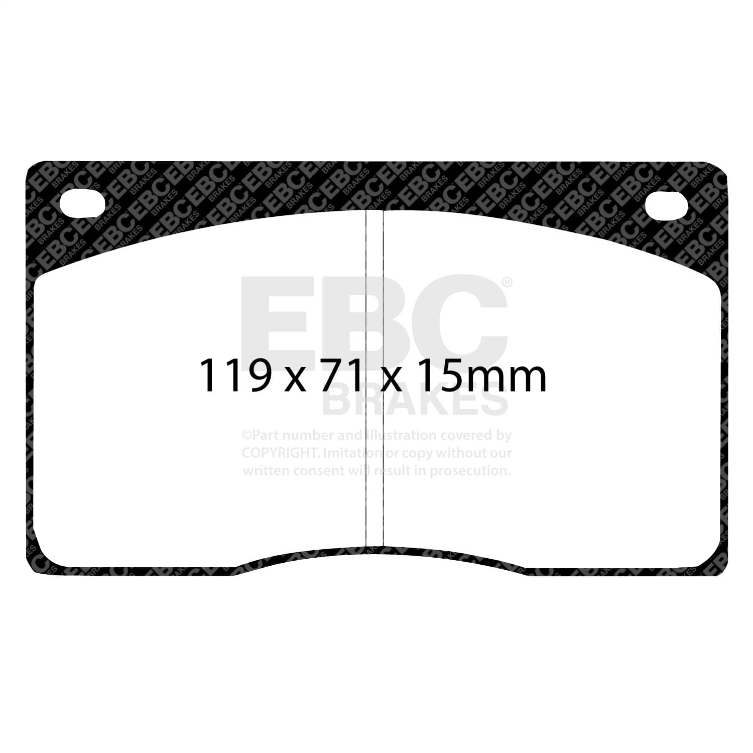 EBC Brakes - DP2262 - Disc Brake Pad image 2