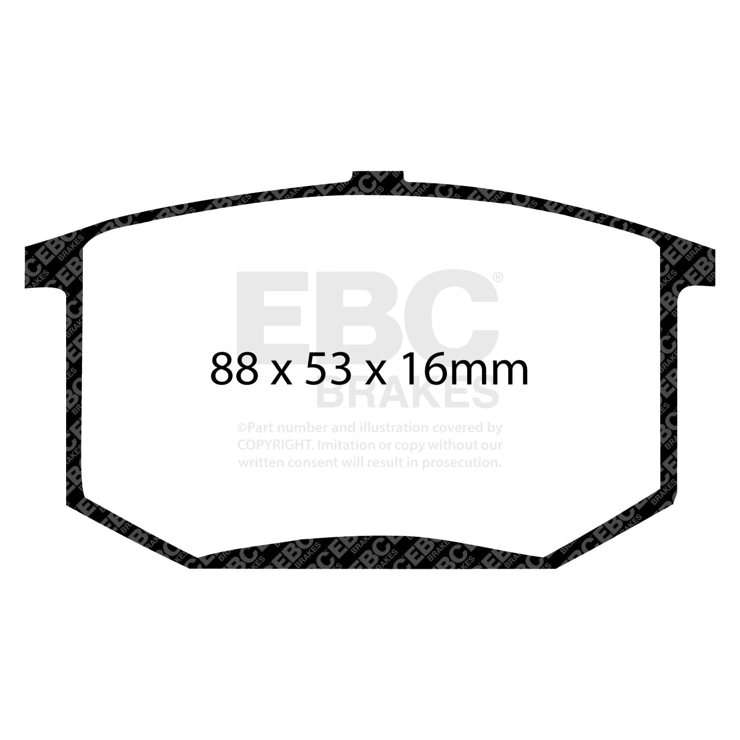 EBC Brakes - DP2298 - Disc Brake Pad image 2