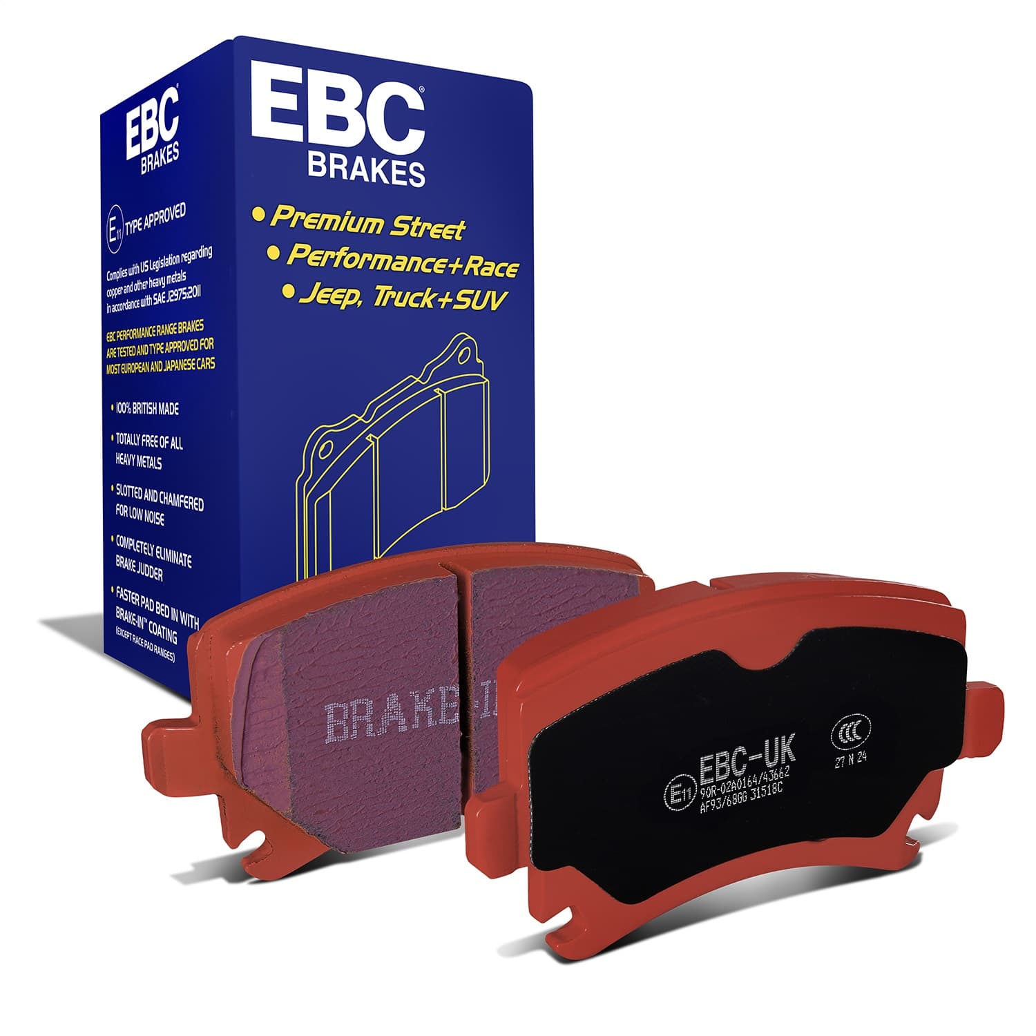 EBC Brakes - DP31518C - Disc Brake Pad image 1