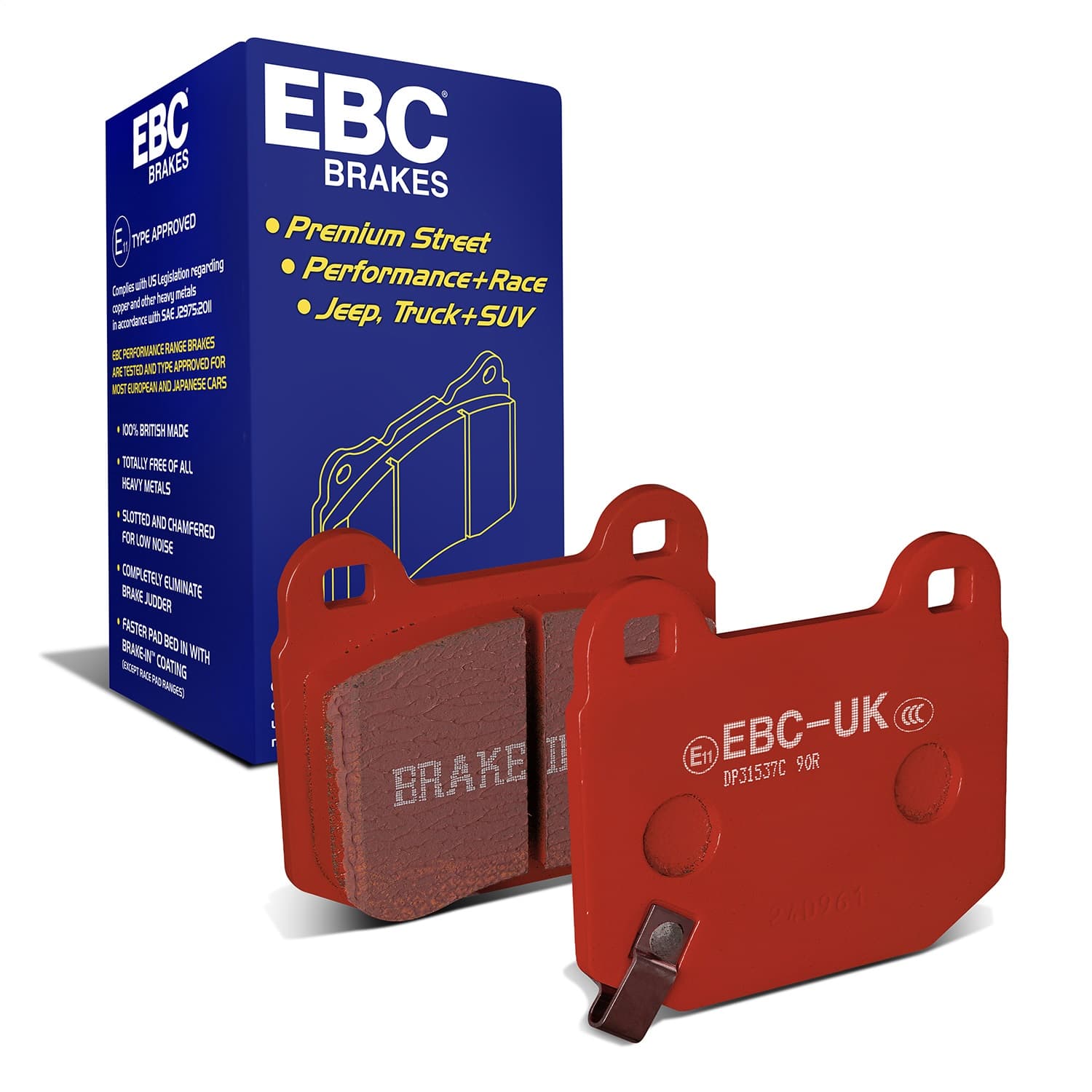 EBC Brakes - DP31537C - Disc Brake Pad image 1