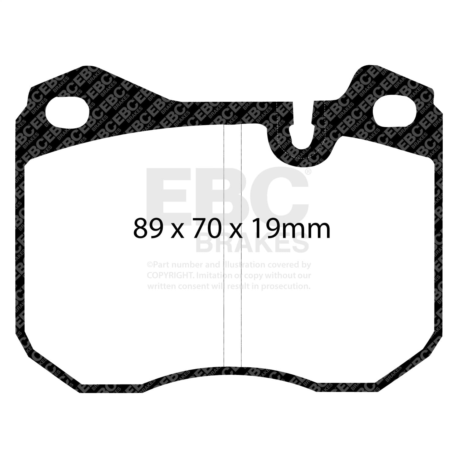 EBC Brakes - DP3345C - Disc Brake Pad image 4
