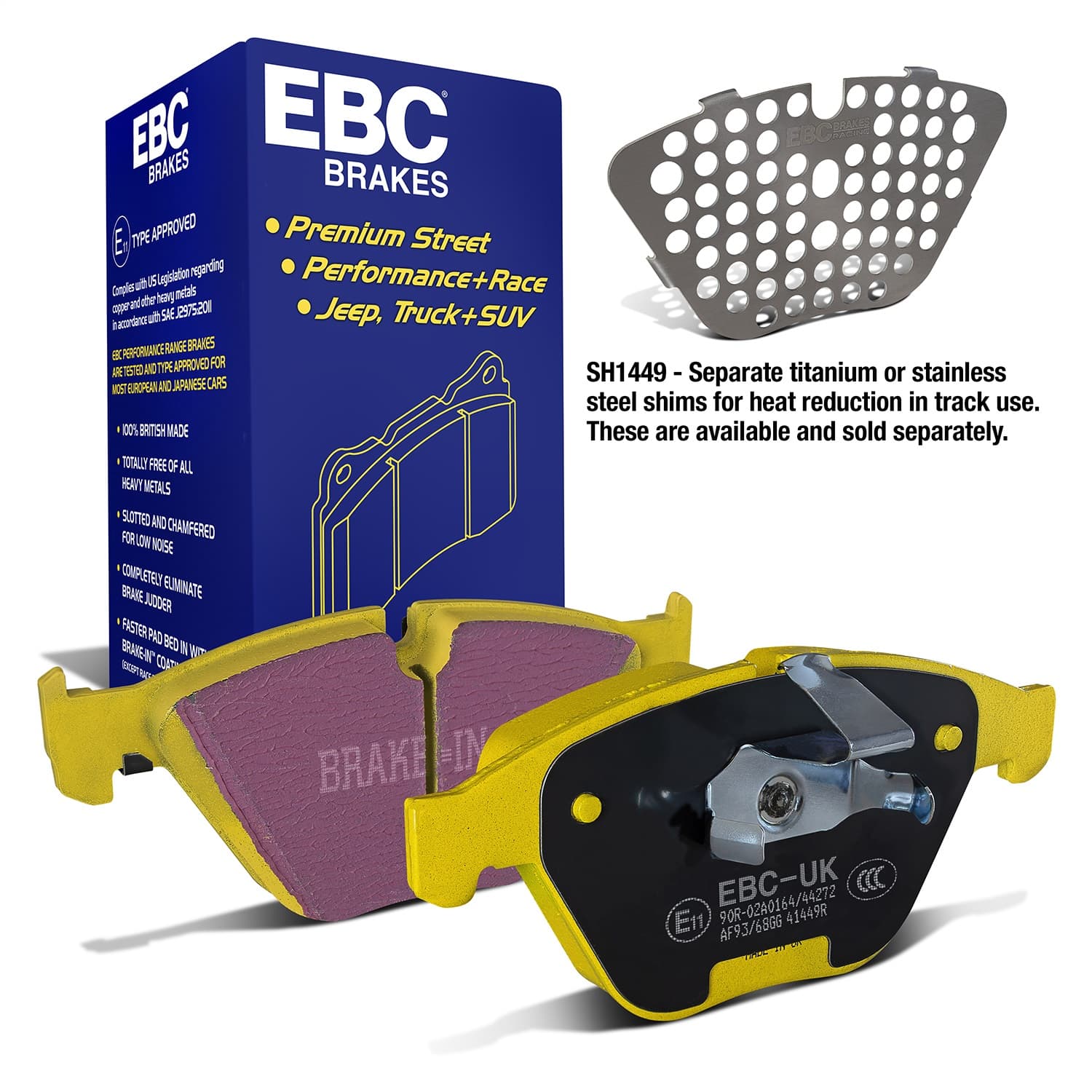EBC Brakes - DP41449R - Disc Brake Pad image 1