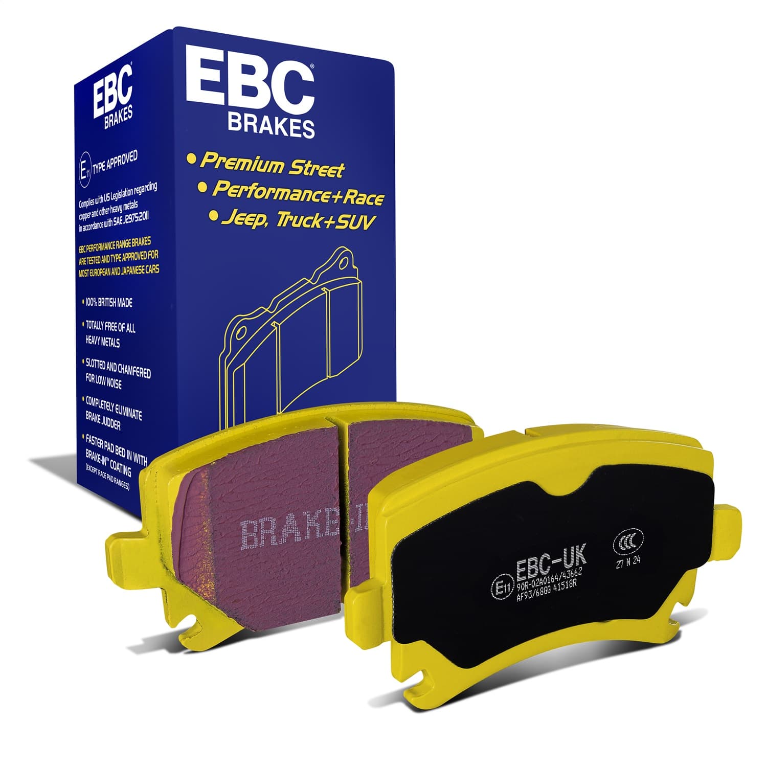 EBC Brakes - DP41518R - Disc Brake Pad image 1