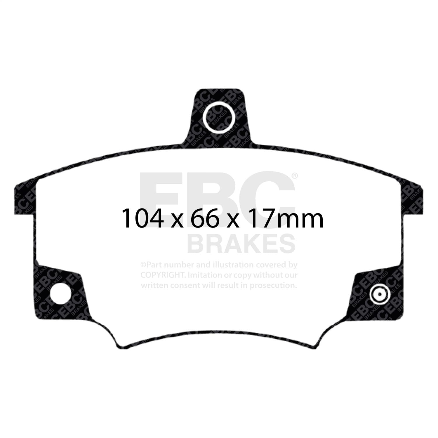 EBC Brakes - S11KF1515 - Front - Disc Brake Pad and Rotor Kit image 1