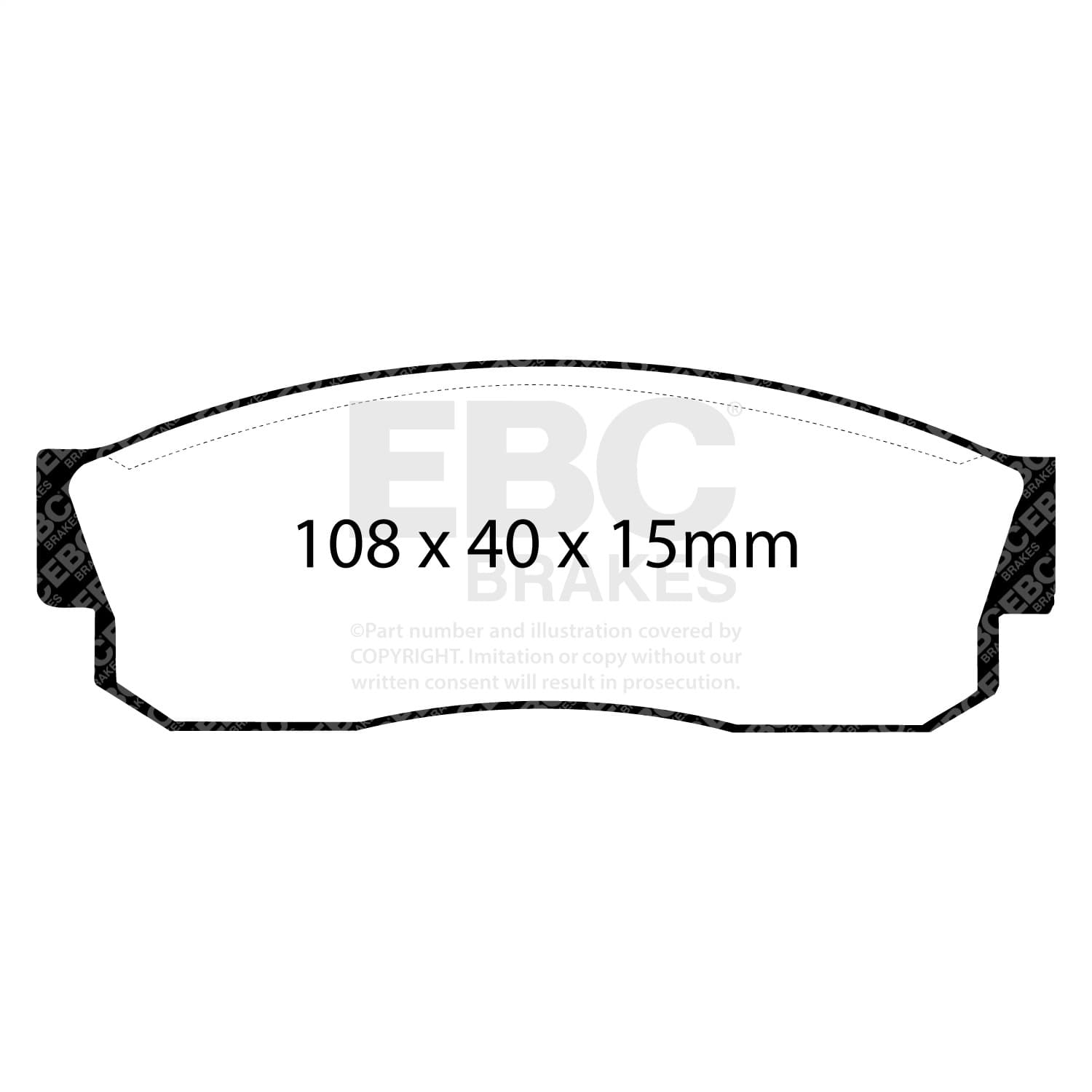 EBC Brakes - DP2452 - Disc Brake Pad image 5