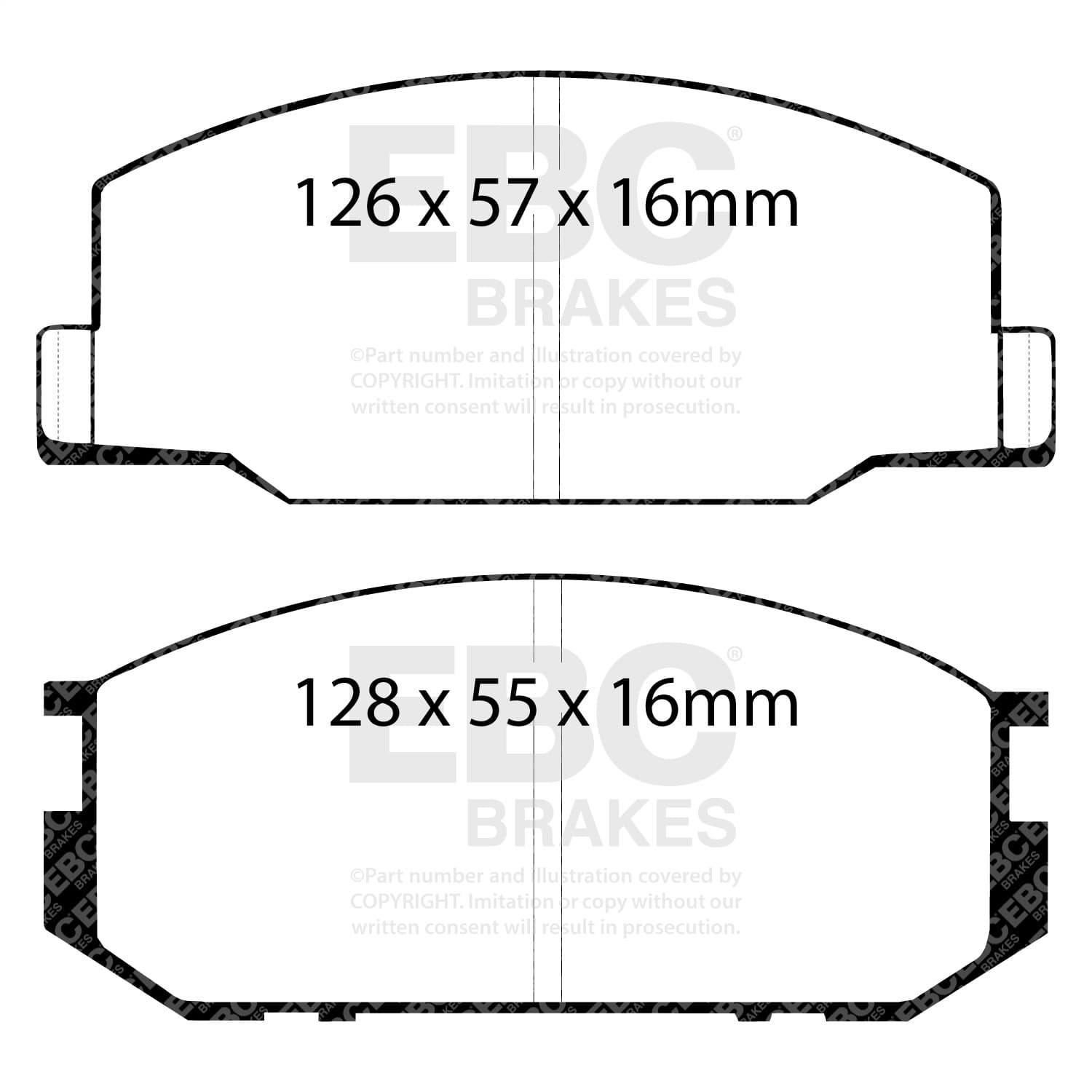 EBC Brakes - DP4456R - Disc Brake Pad image 4