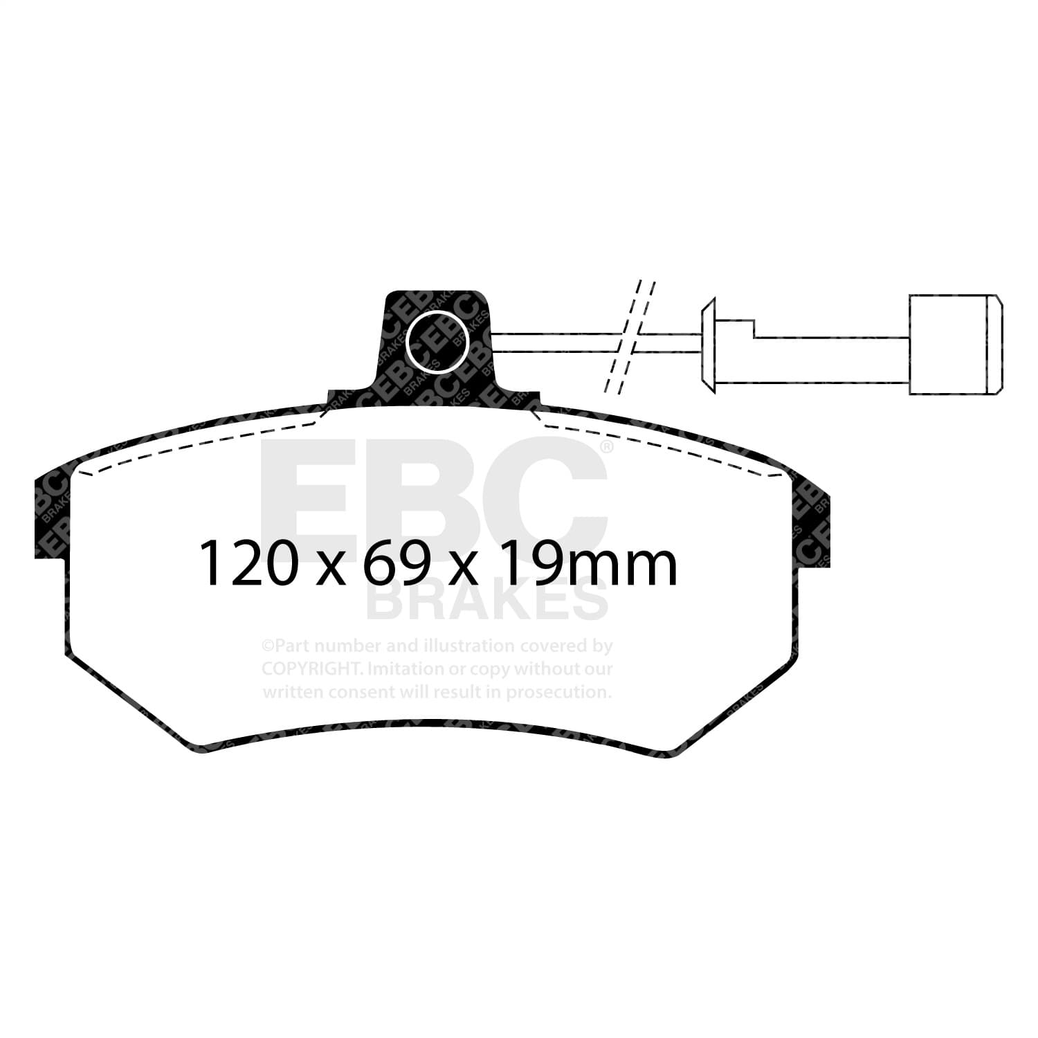 EBC Brakes - DP2486 - Disc Brake Pad image 4