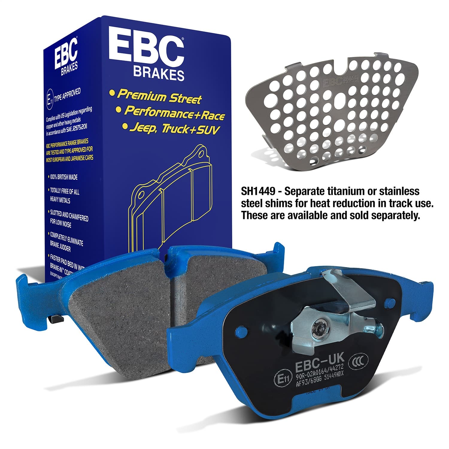 EBC Brakes - DP51449NDX - Disc Brake Pad image 1