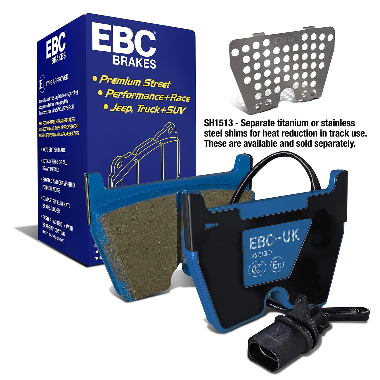 EBC Brakes - DP51513NDX - Disc Brake Pad image 1