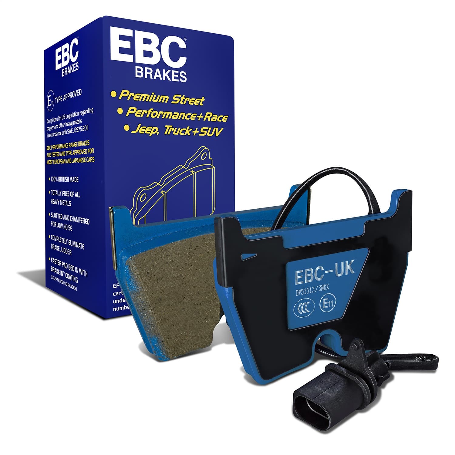 EBC Brakes - DP51513/3NDX - Disc Brake Pad image 1