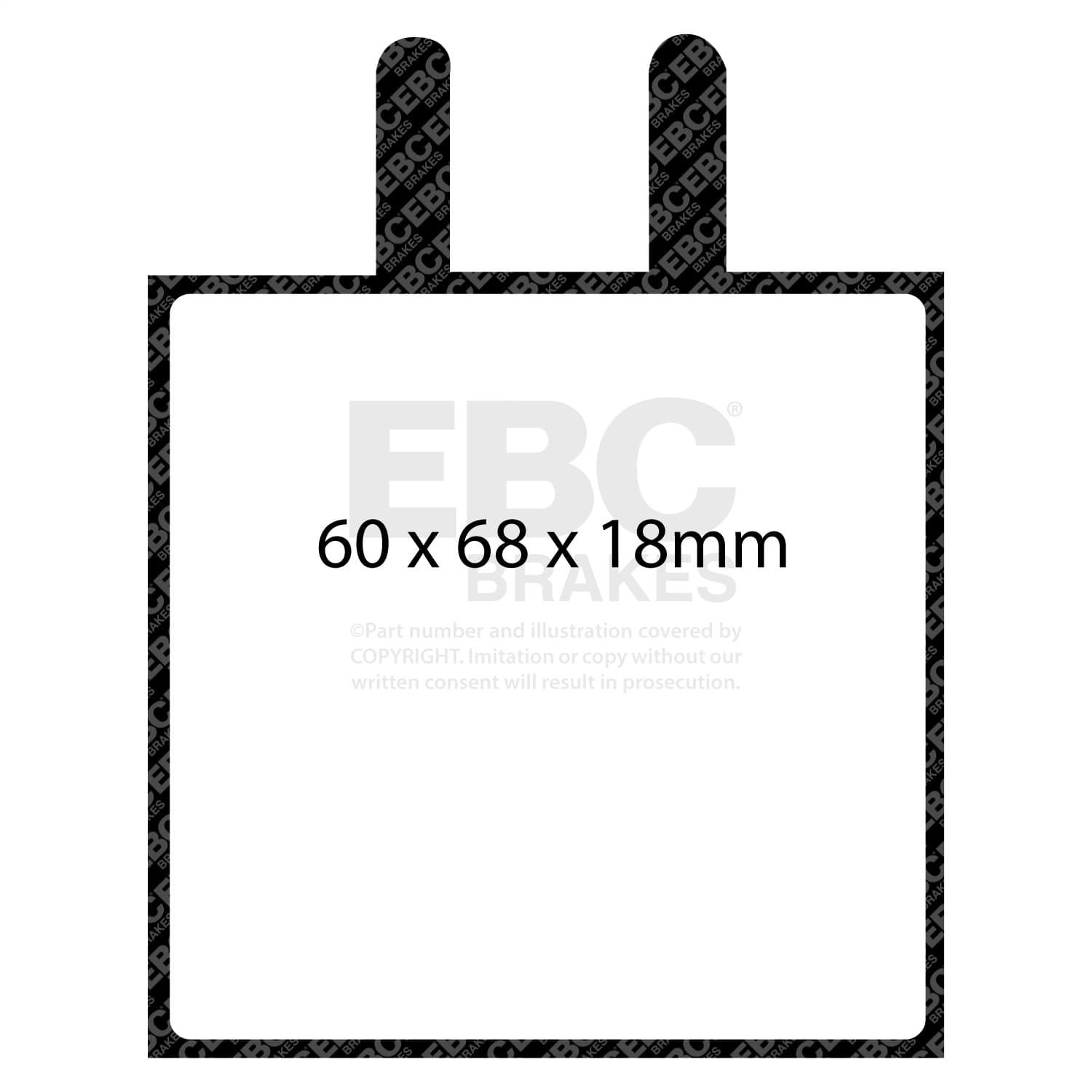 EBC Brakes - DP2543 - Disc Brake Pad image 3