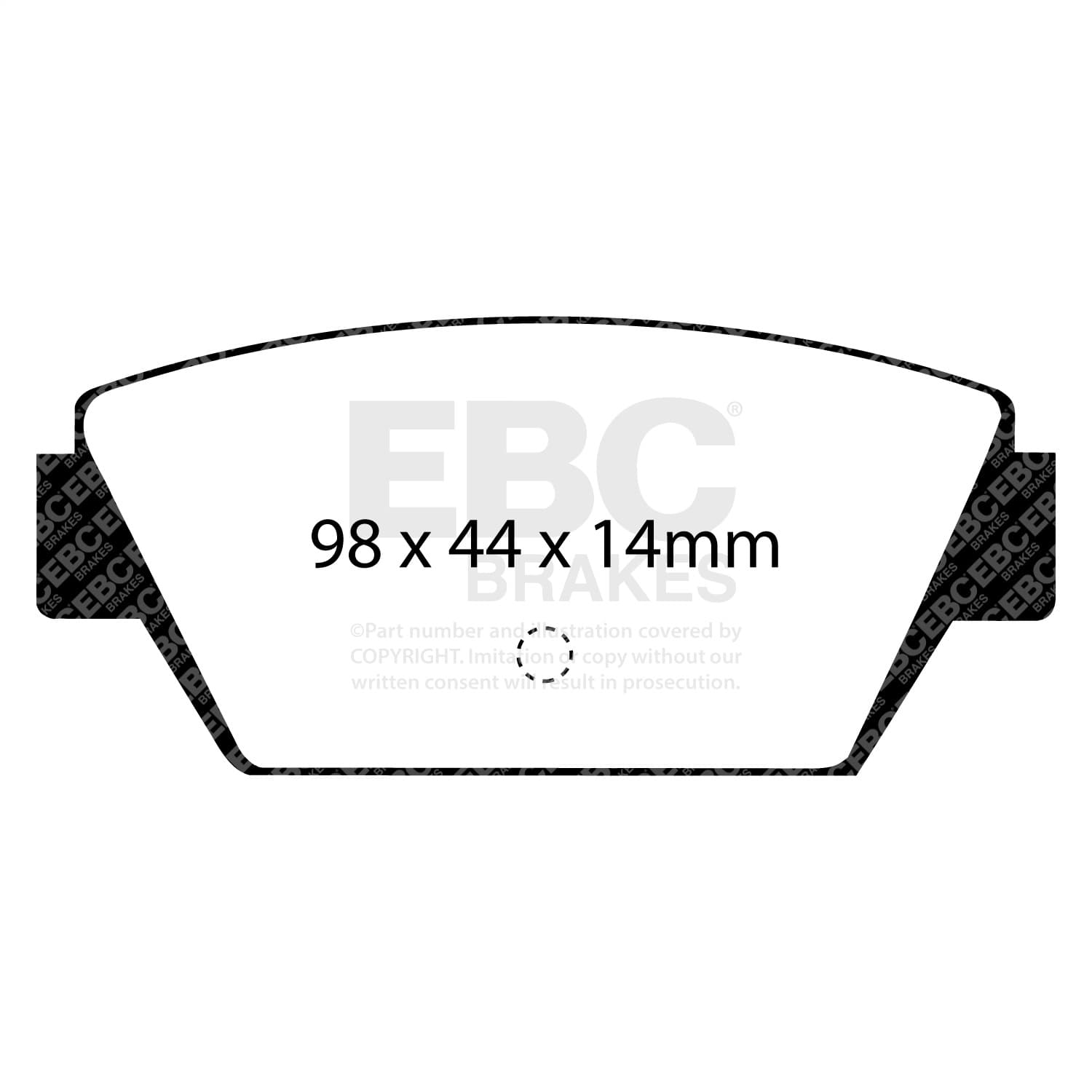 EBC Brakes - DP2576 - Disc Brake Pad image 4