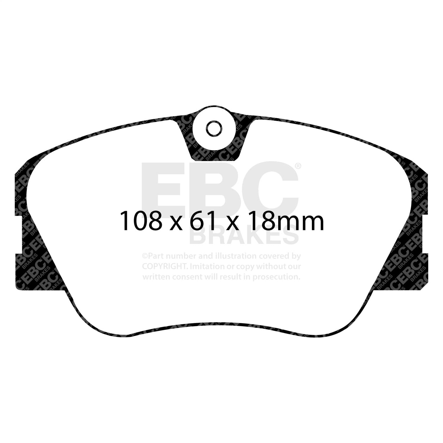EBC Brakes - DP3577C - Disc Brake Pad image 2