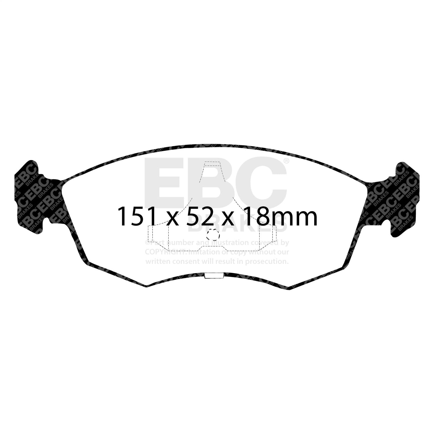 EBC Brakes - DP3605/2C - Disc Brake Pad image 4