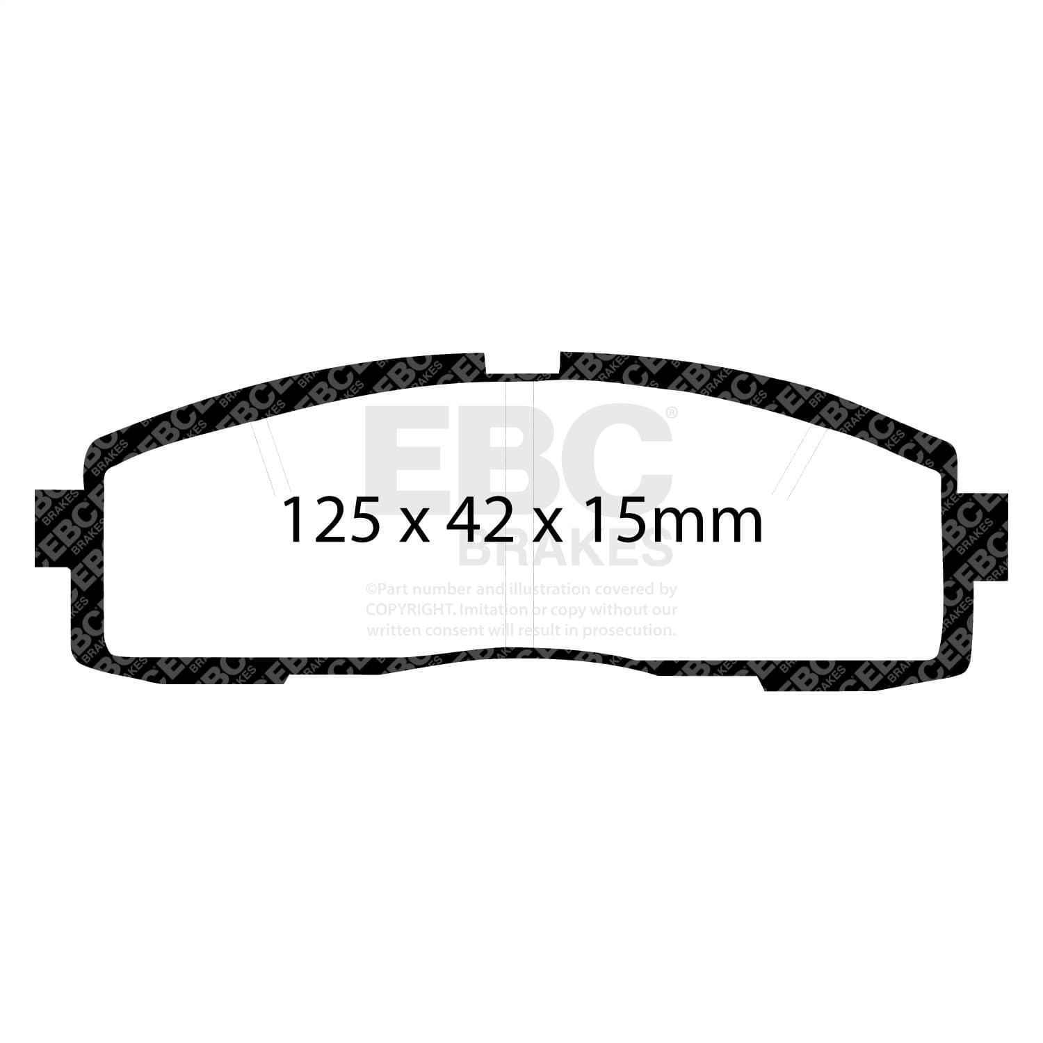 EBC Brakes - DP2608/2 - Disc Brake Pad image 3