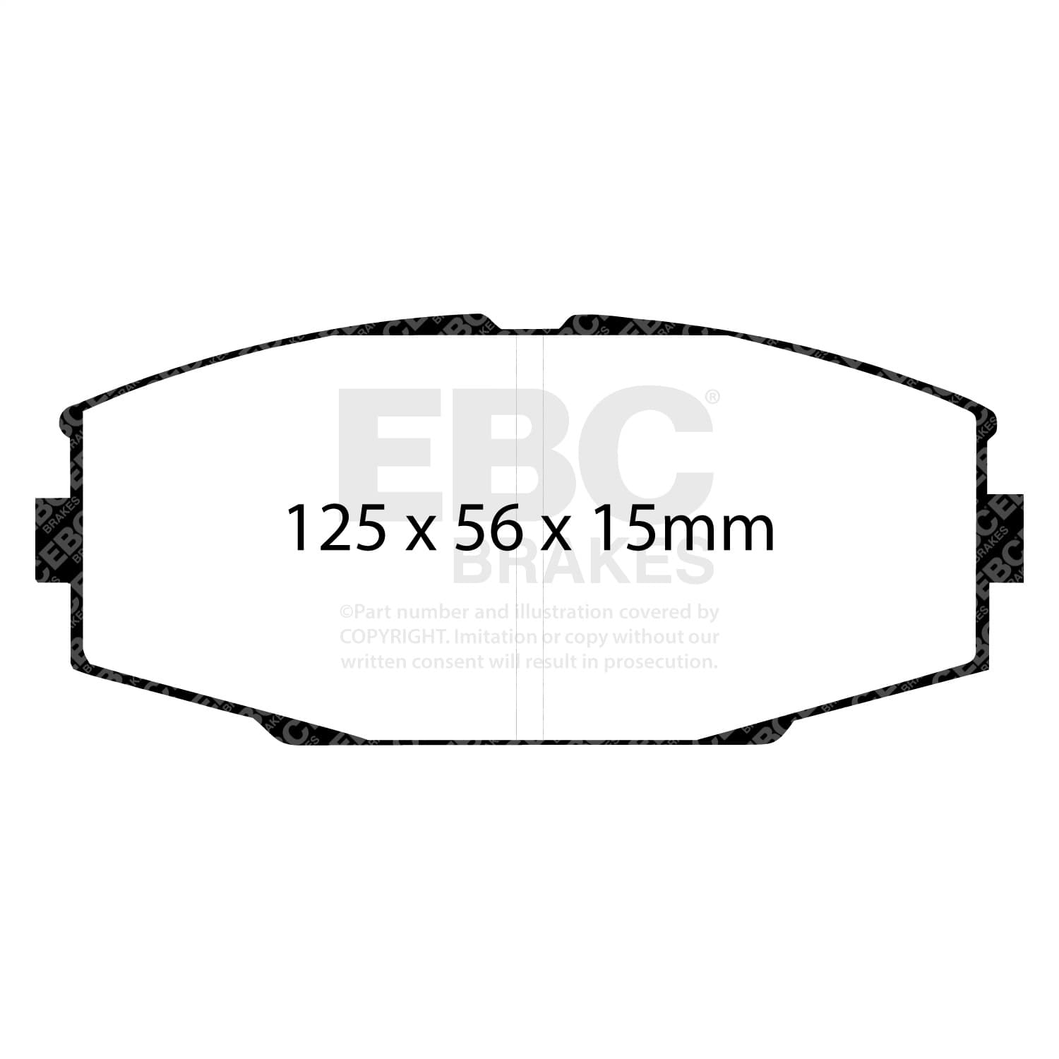 EBC Brakes - DP3610C - Disc Brake Pad image 3