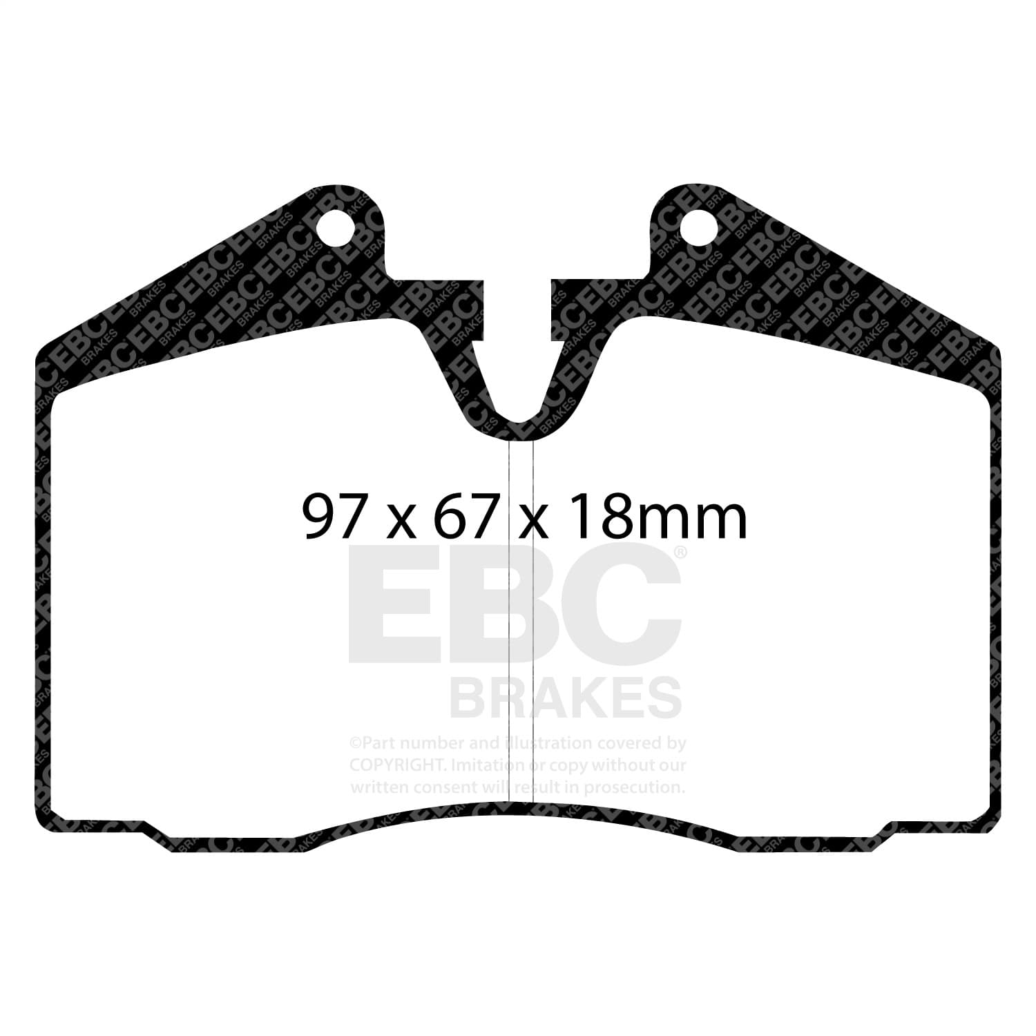 EBC Brakes - DP3612C - Disc Brake Pad image 5