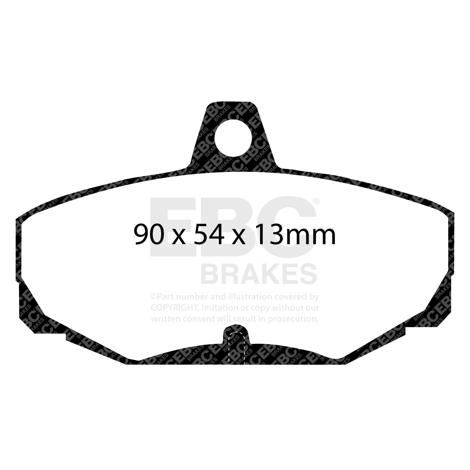 EBC Brakes - DP3617C - Disc Brake Pad image 3